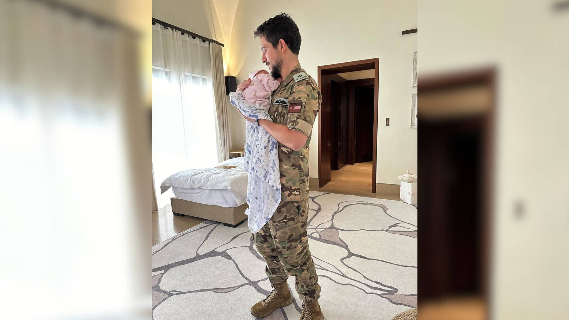 الأمير الحسين بن عبدالله الثاني برفقة الأميرة إيمان