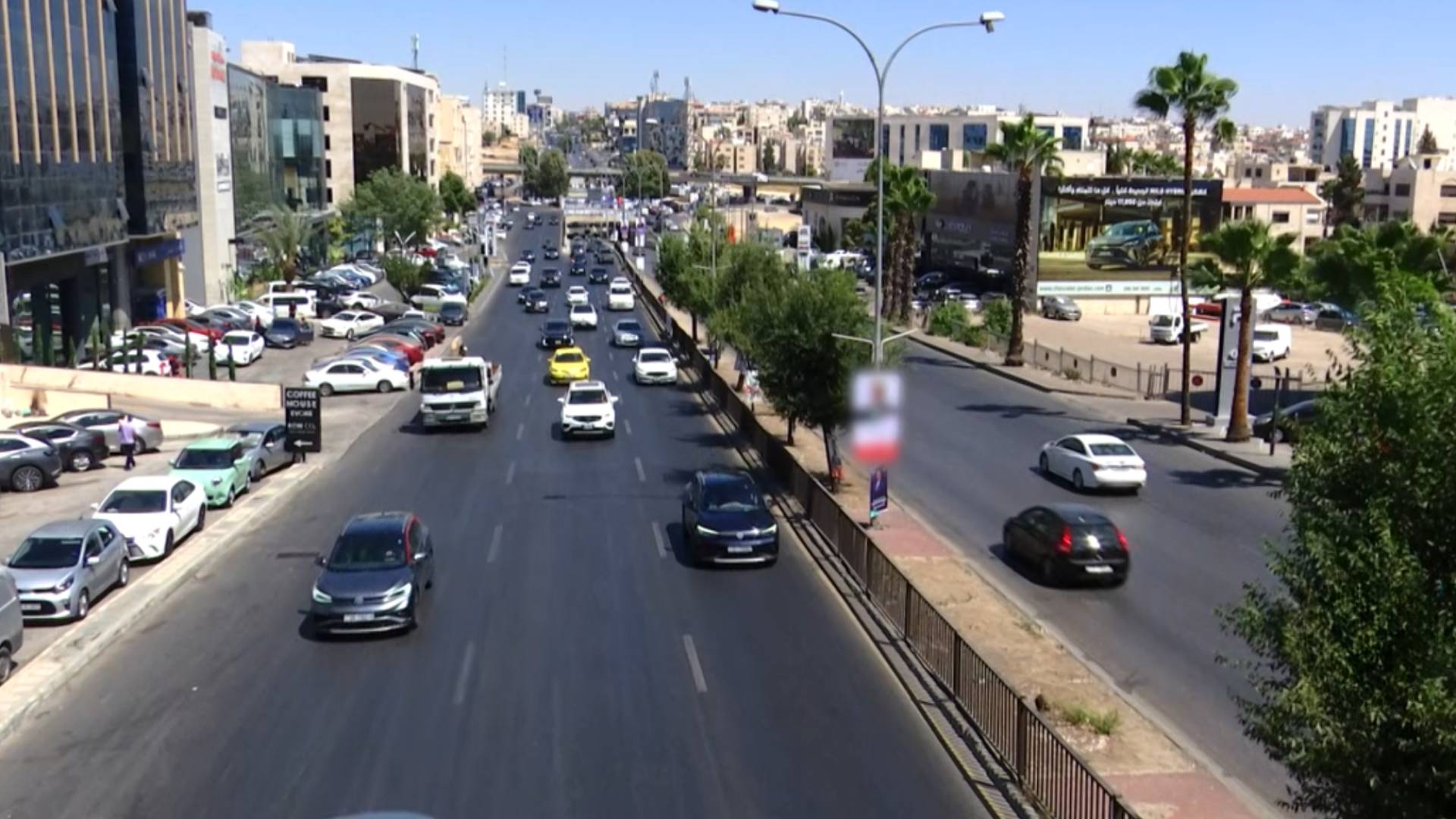 أحد شوارع العاصمة عمان