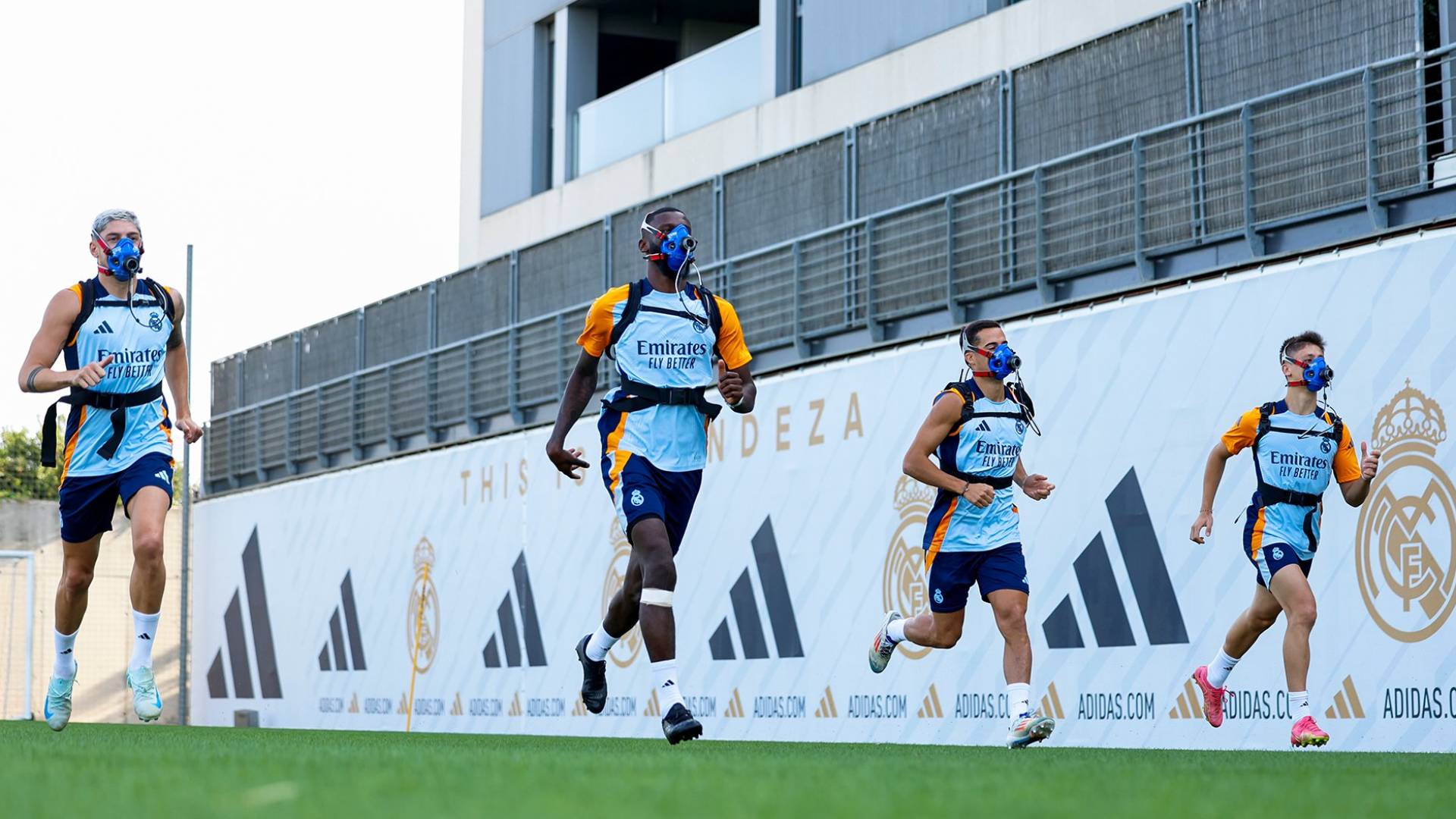 جانب من تدريبات ريال مدريد