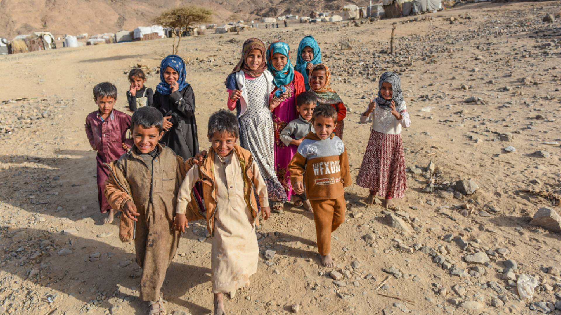 أطفال يمنيون