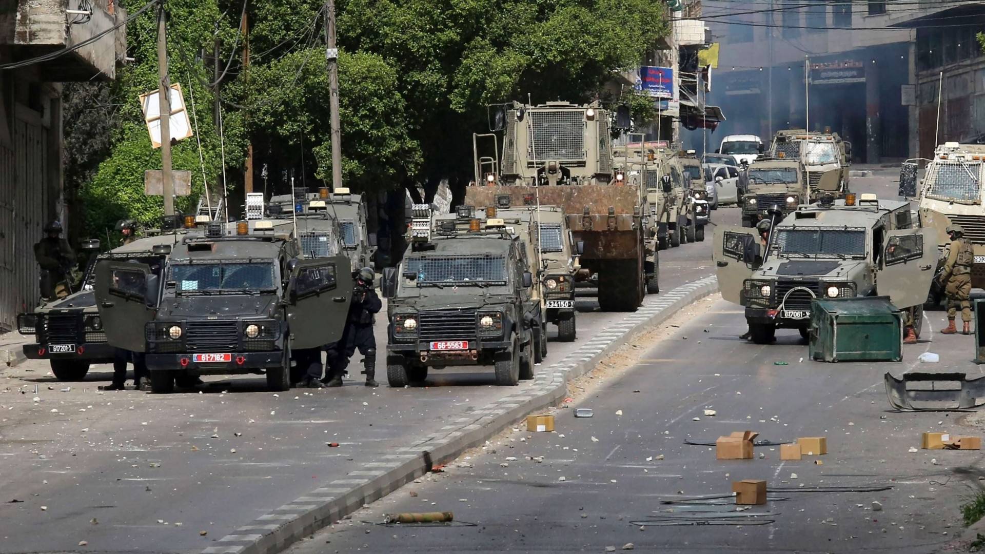 آليات جيش الاحتلال في الضفة الغربية