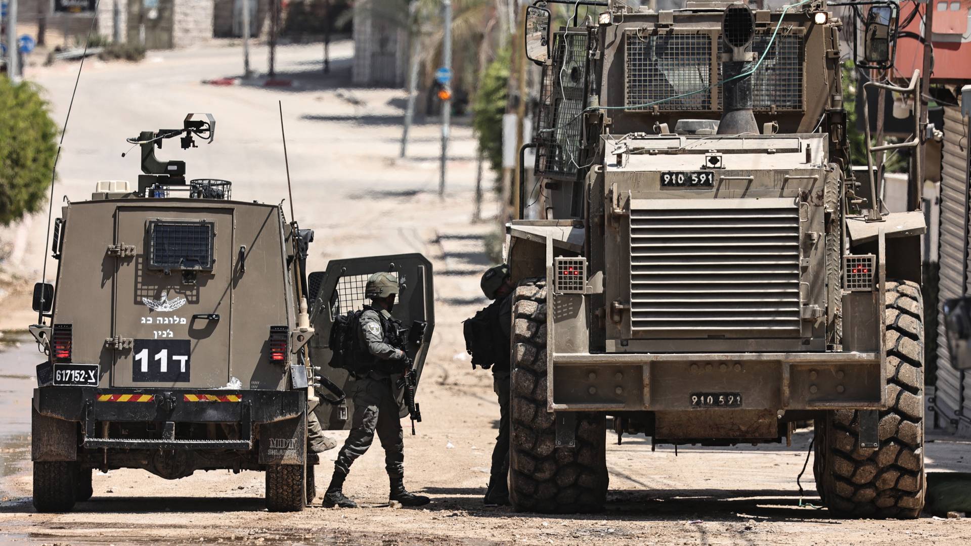 آليات عسكرية للاحتلال الإسرائيلي