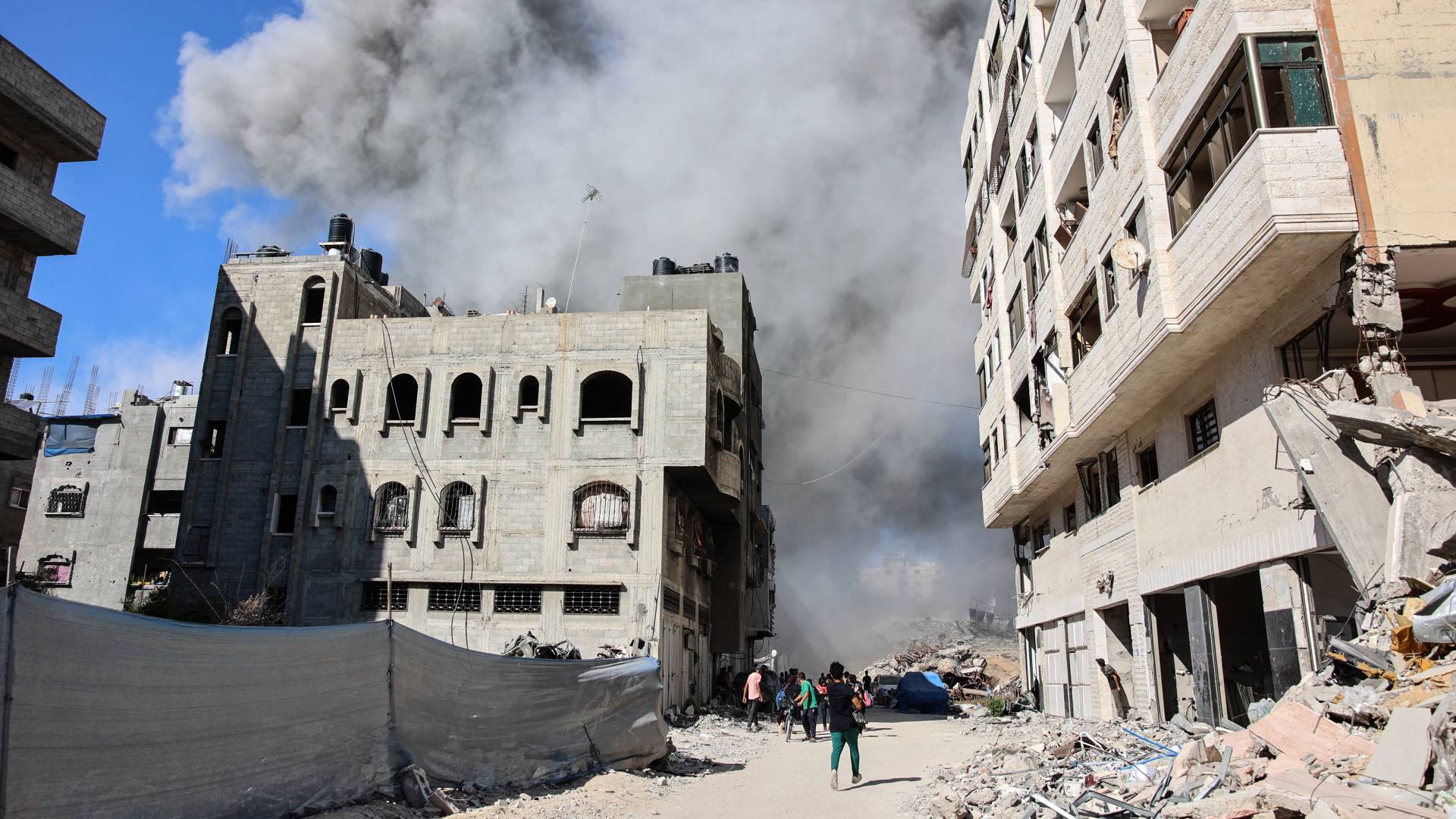 صورة دمار منازل في غزة