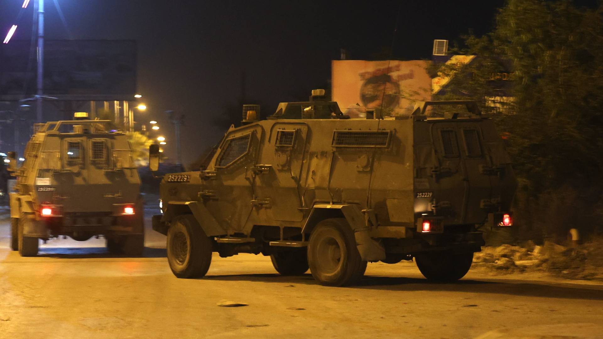 آليات جيش الاحتلال في الضفة الغربية