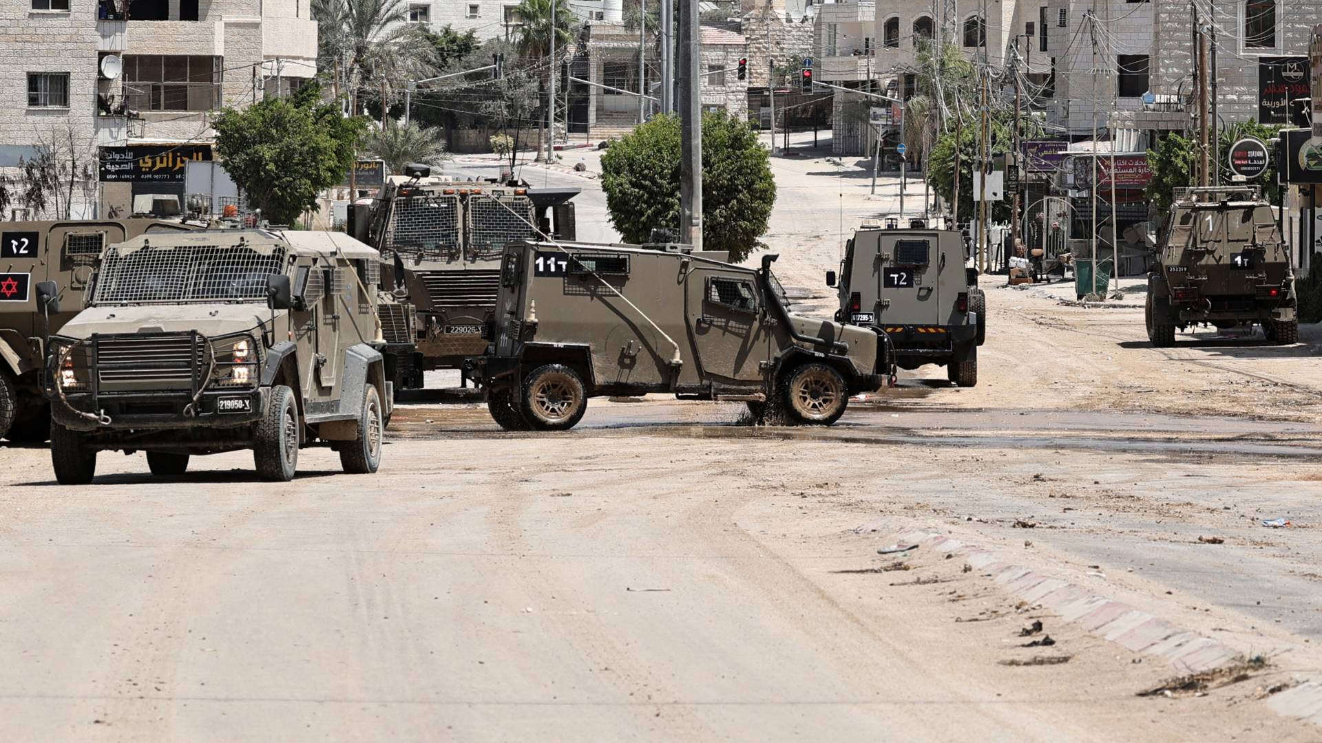 آليات عسكرية للاحتلال الإسرائيلي