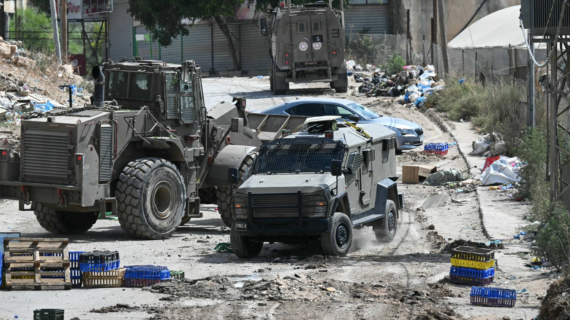 جانب من اقتحام قوات الاحتلال مخيم الفارعة في طوباس بالضفة الغربية