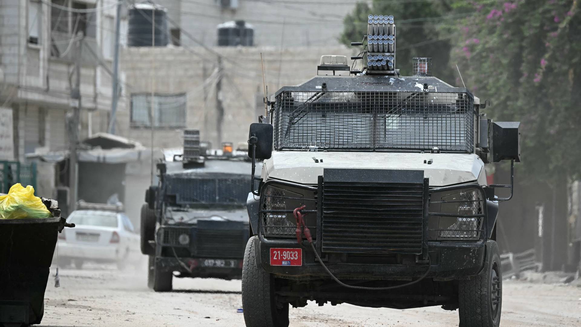 مركبات عسكرية للاحتلال الإسرائيلي في جنين