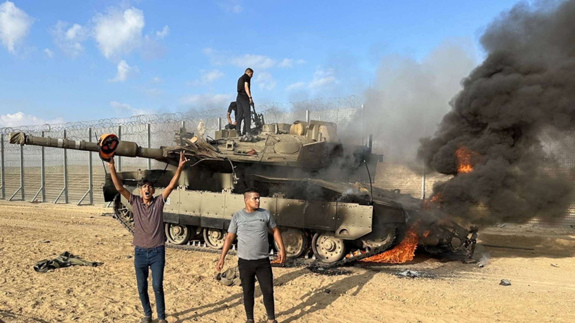اللحظات الأولى من طوفان الأقصى