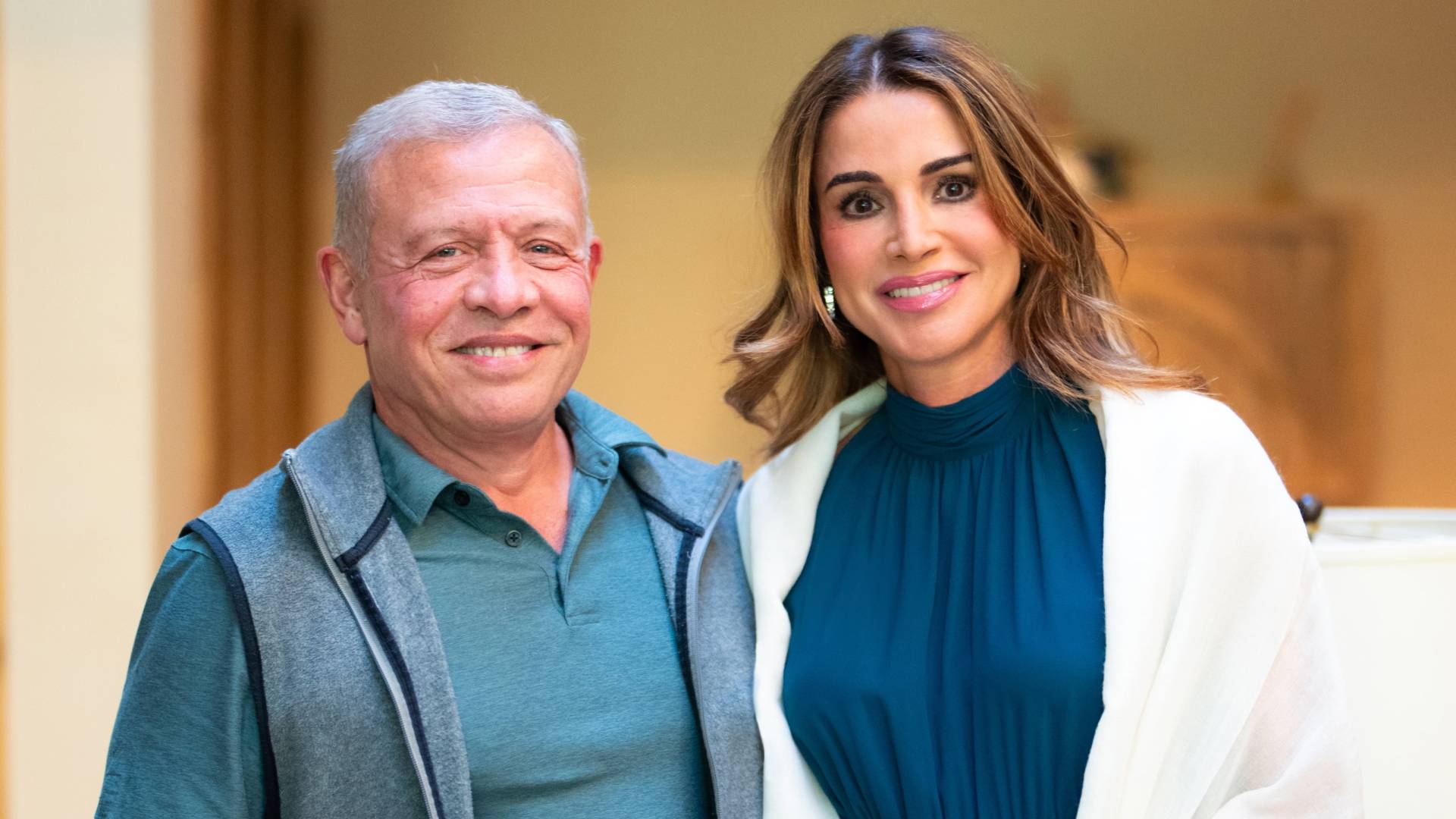 جلالة الملك عبدالله الثاني برفقة جلالة الملكة رانيا العبدالله