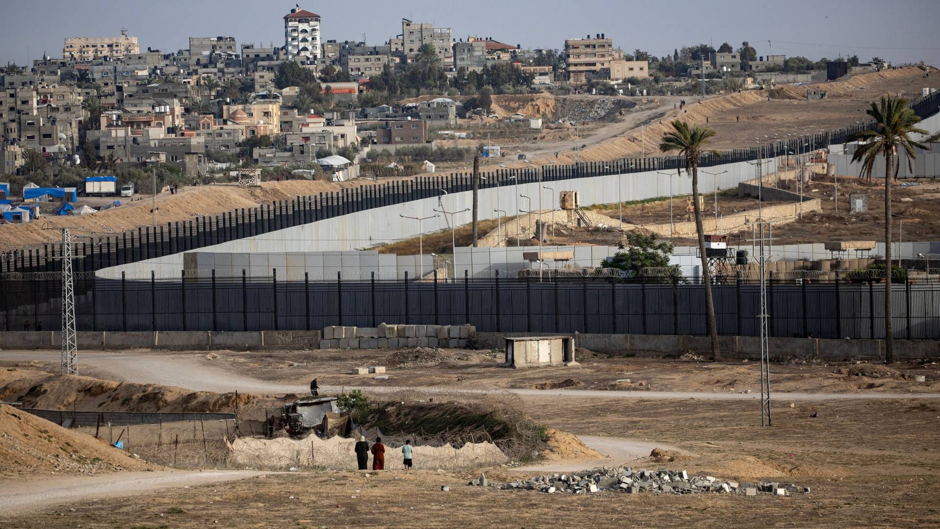 ممر فيلادلفيا، شريط حدودي جنوب قطاع غزة