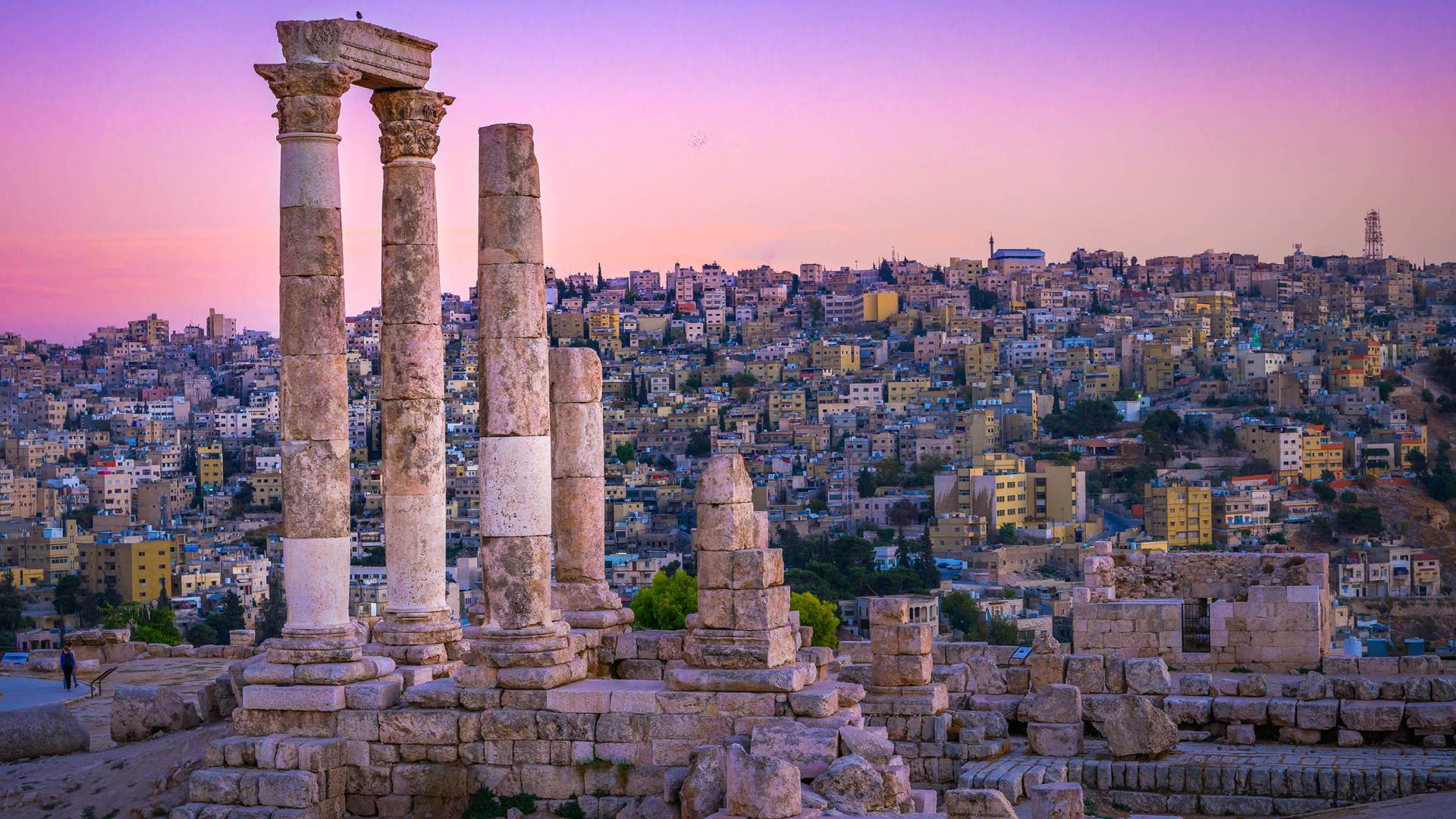 جبل القلعة في العاصمة عمان