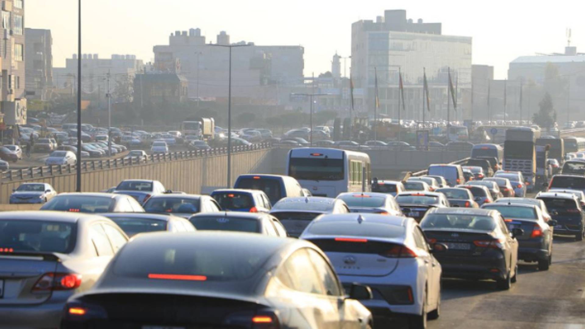 أزمة سير في العاصمة عمان
