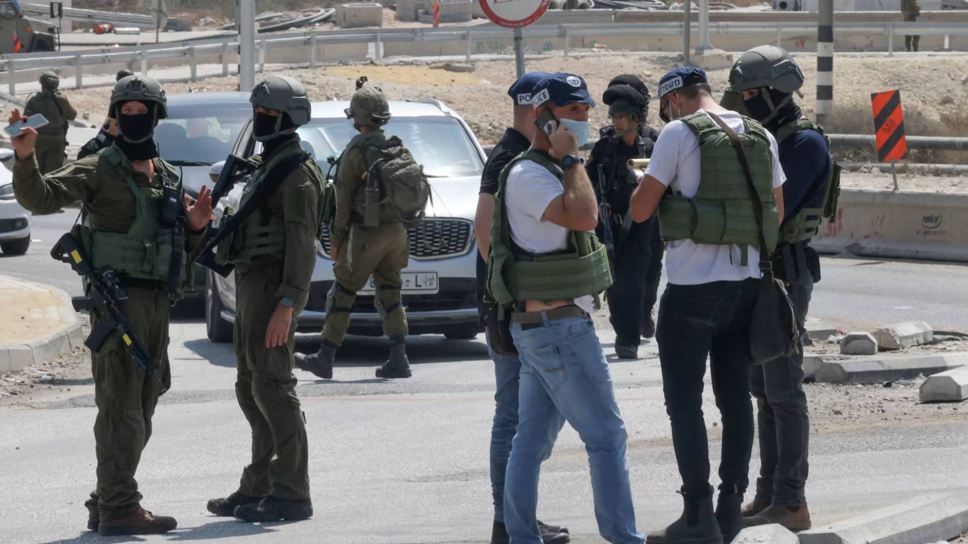 موقع عملية إطلاق نار