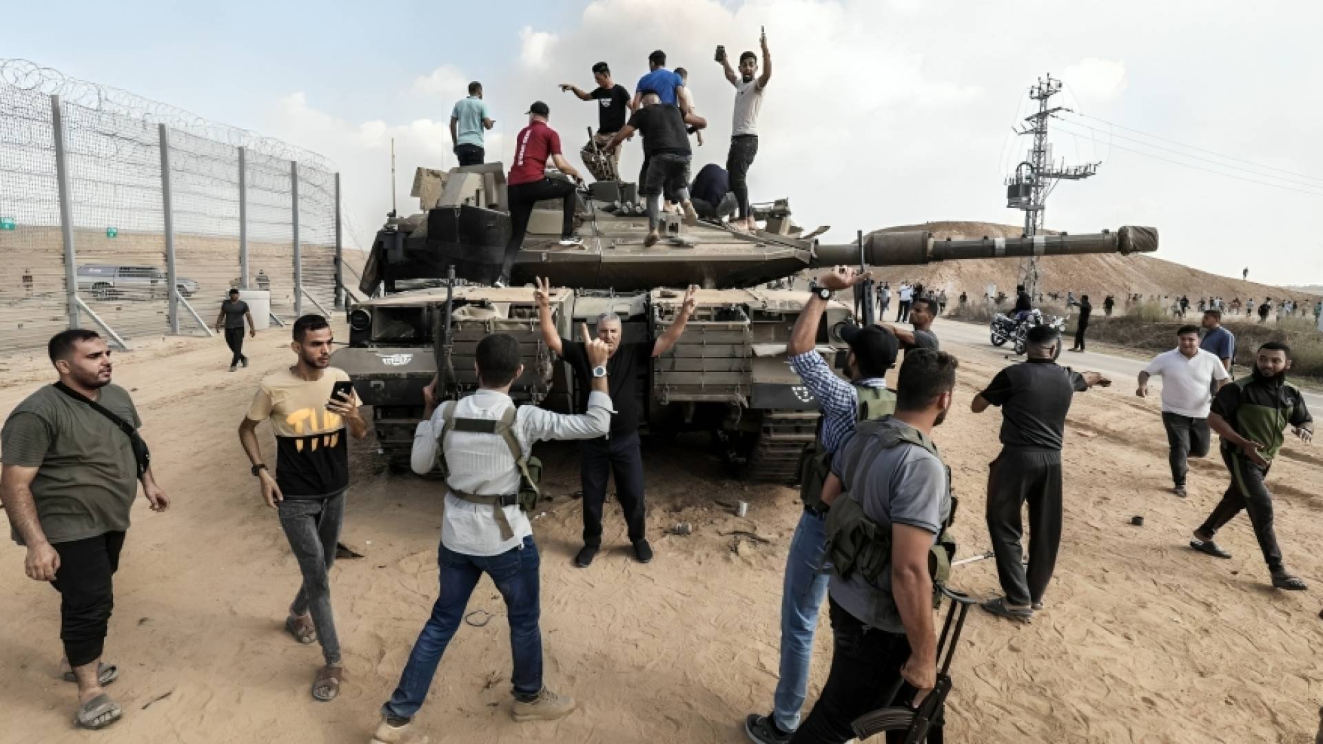 اللحظات الأولى لطوفان الأقصى