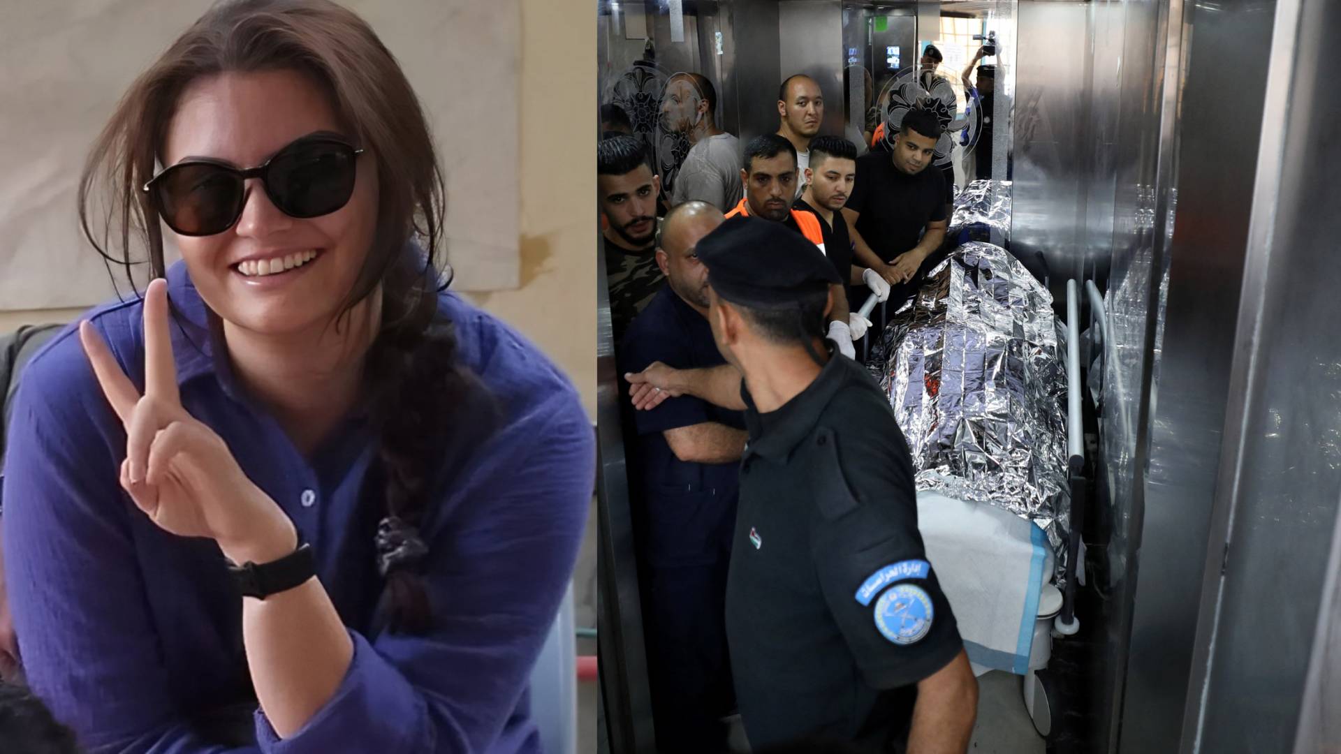 صور للمتضامنة الأمريكية من أصول تركية، أيسينور إزجي إيجي،