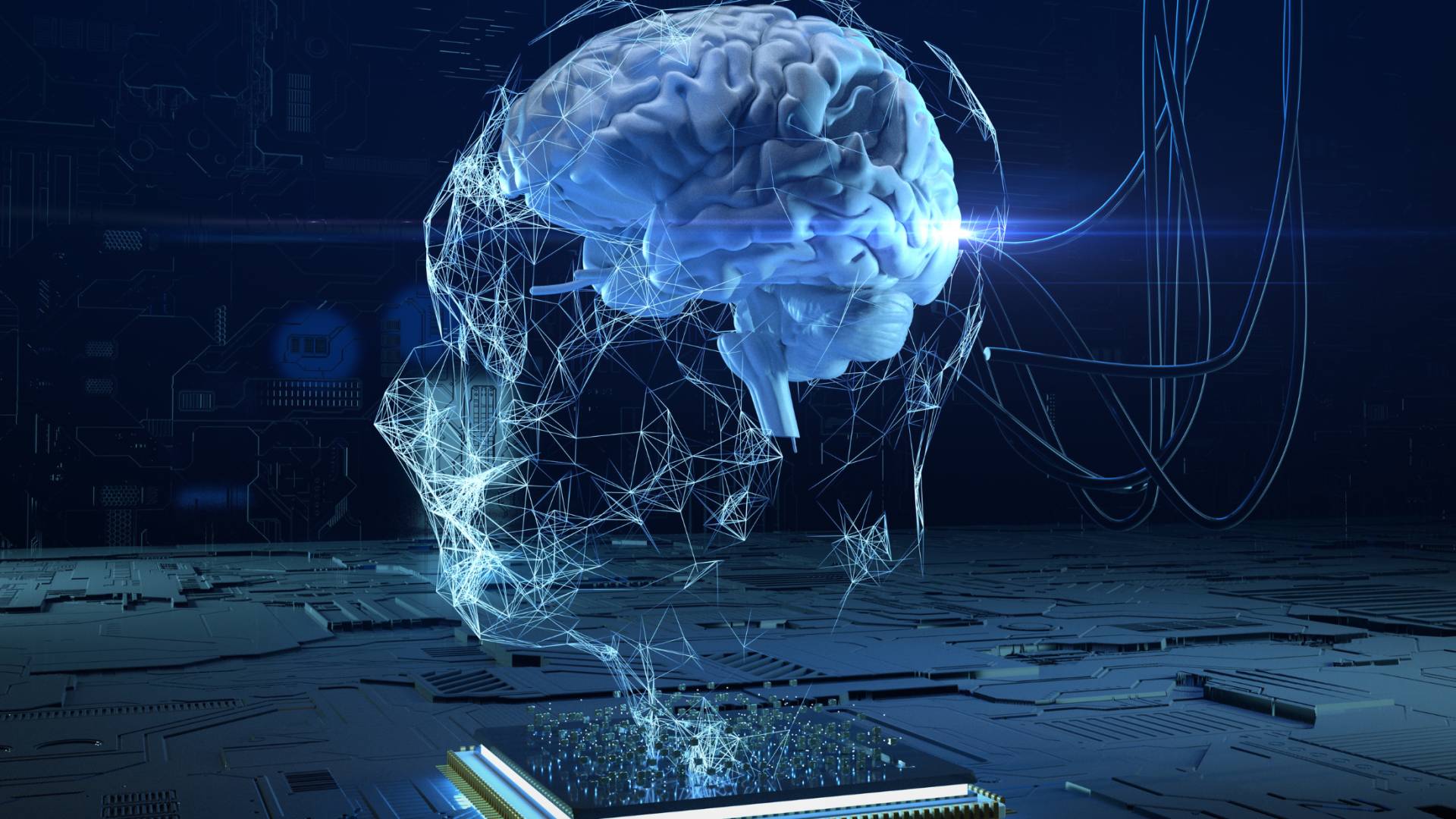 صورة تعبر عن الذكاء الاصطناعي