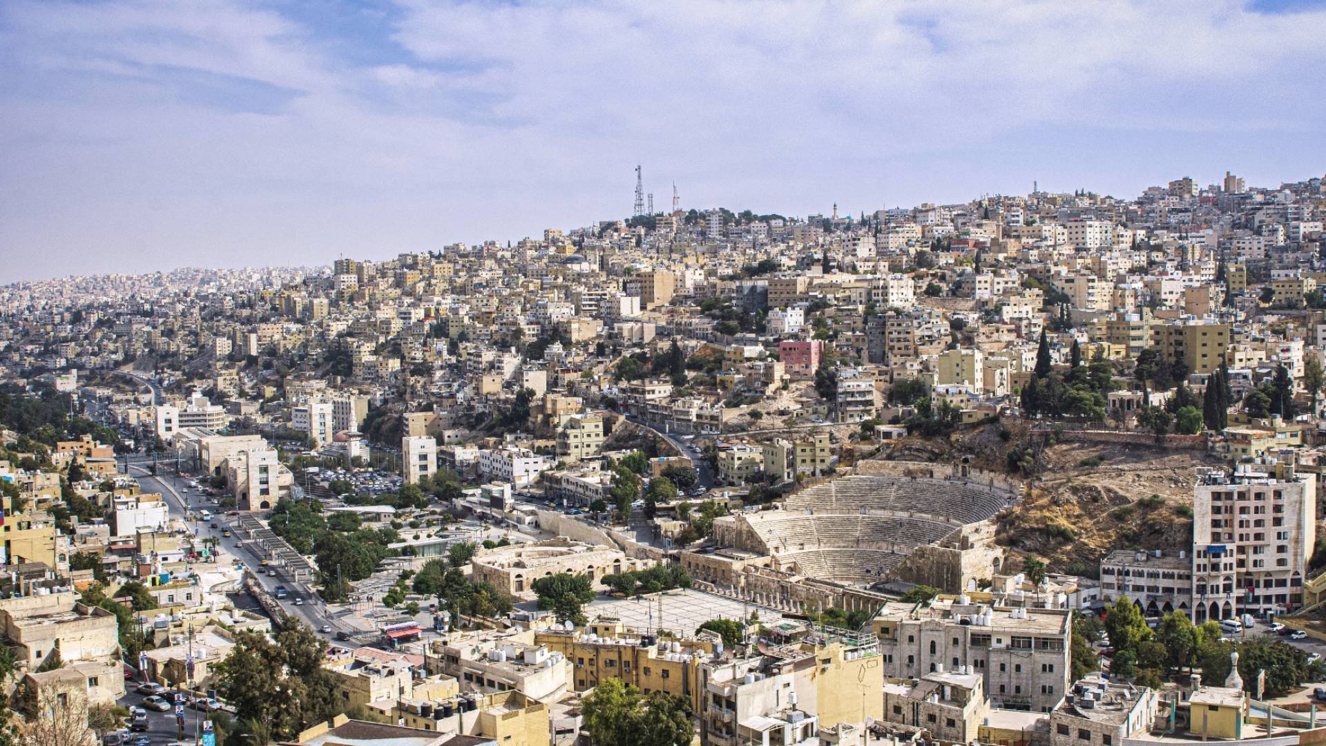 جانب من العاصمة عمان