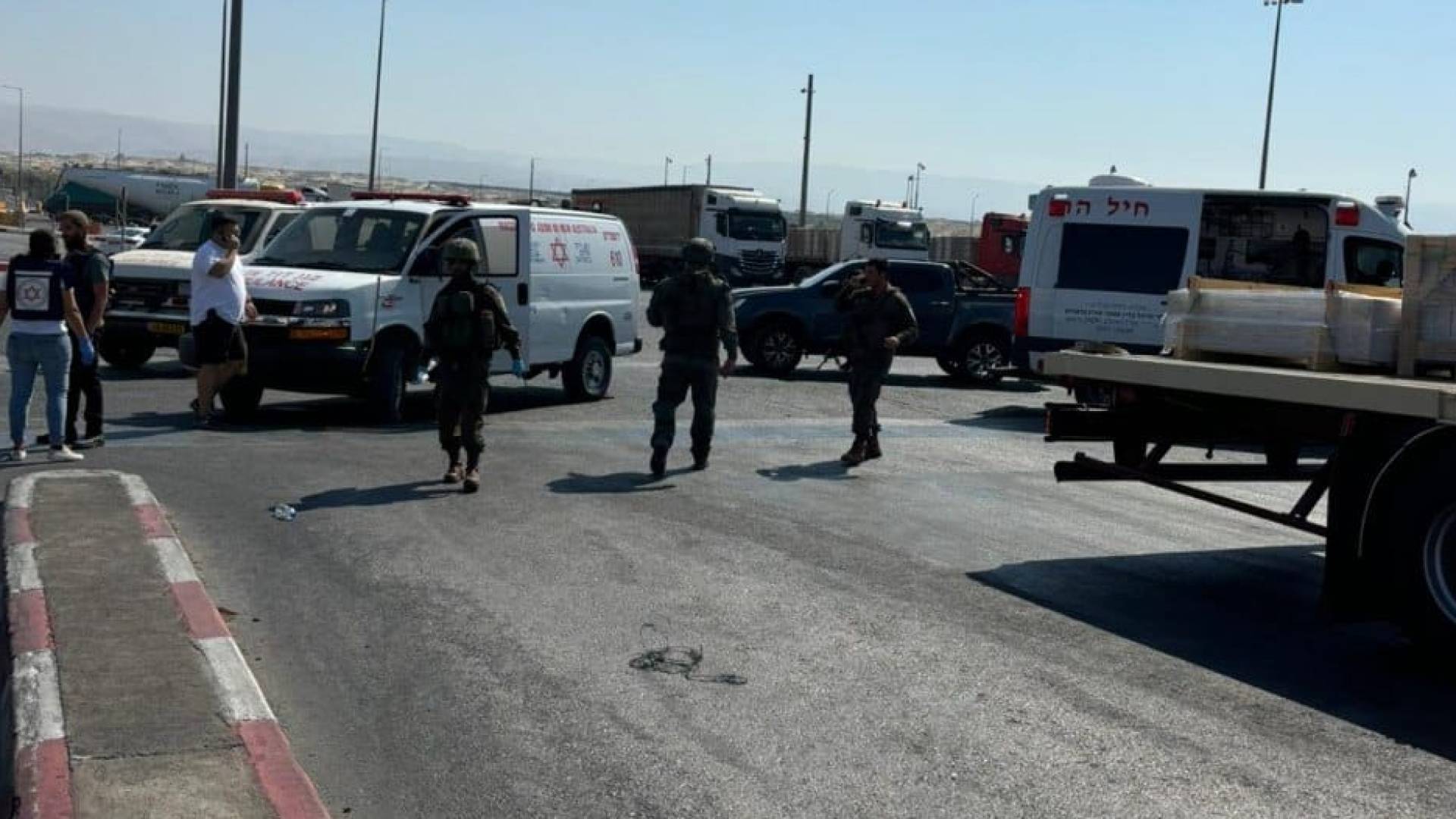 من موقع عملية إطلاق النار