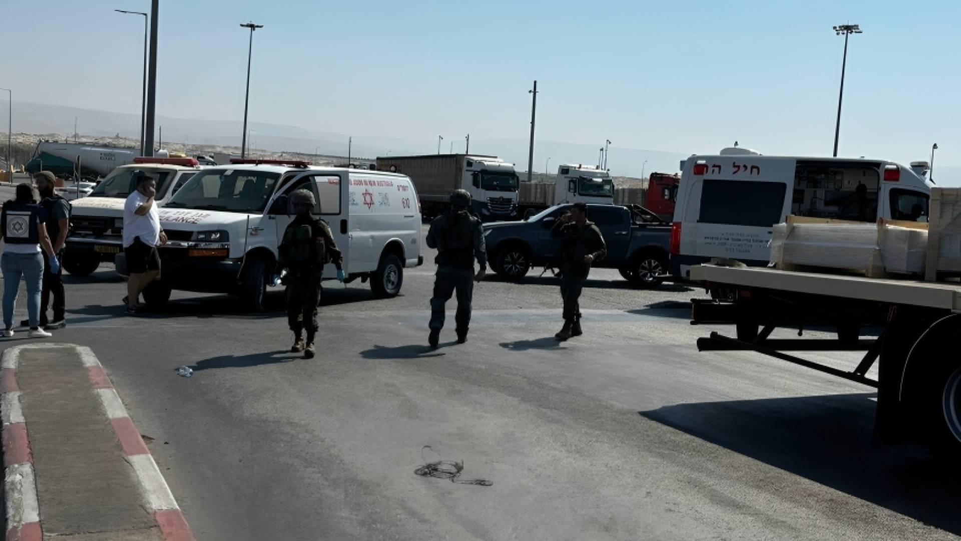 من موقع عملية إطلاق النار