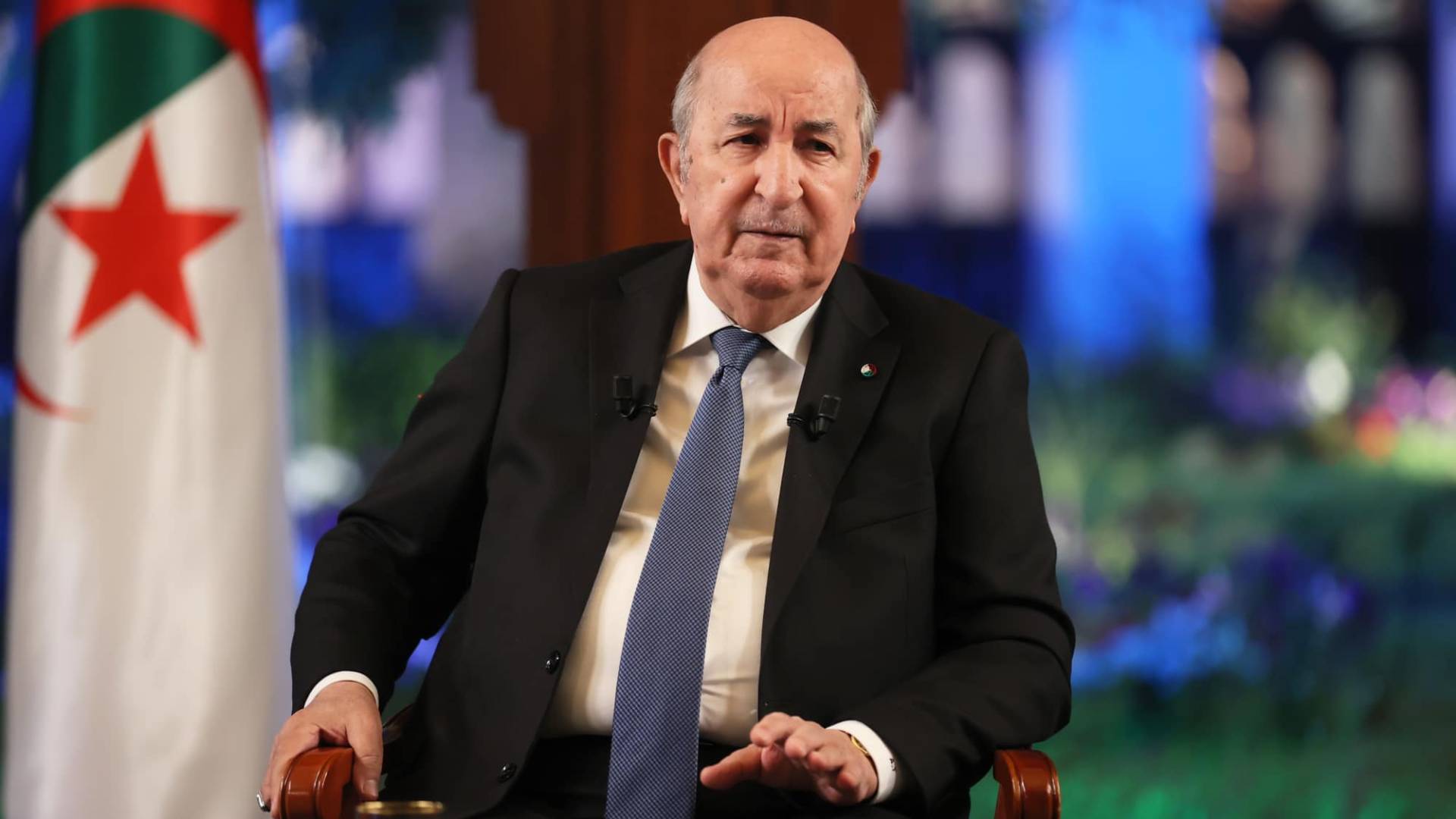 الرئيس الجزائري عبد المجيد تبون