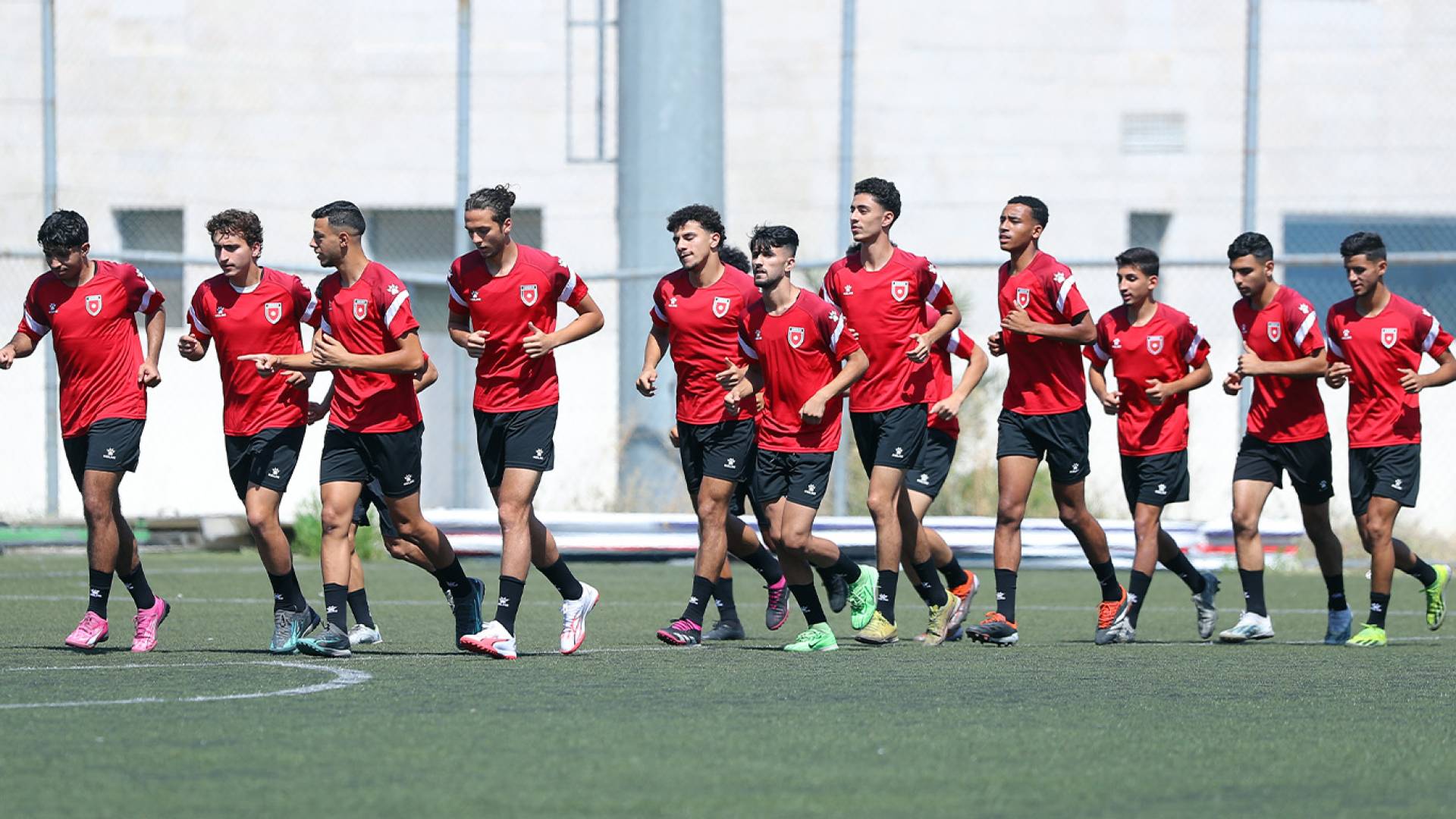 من تدريبات المنتخب الوطني