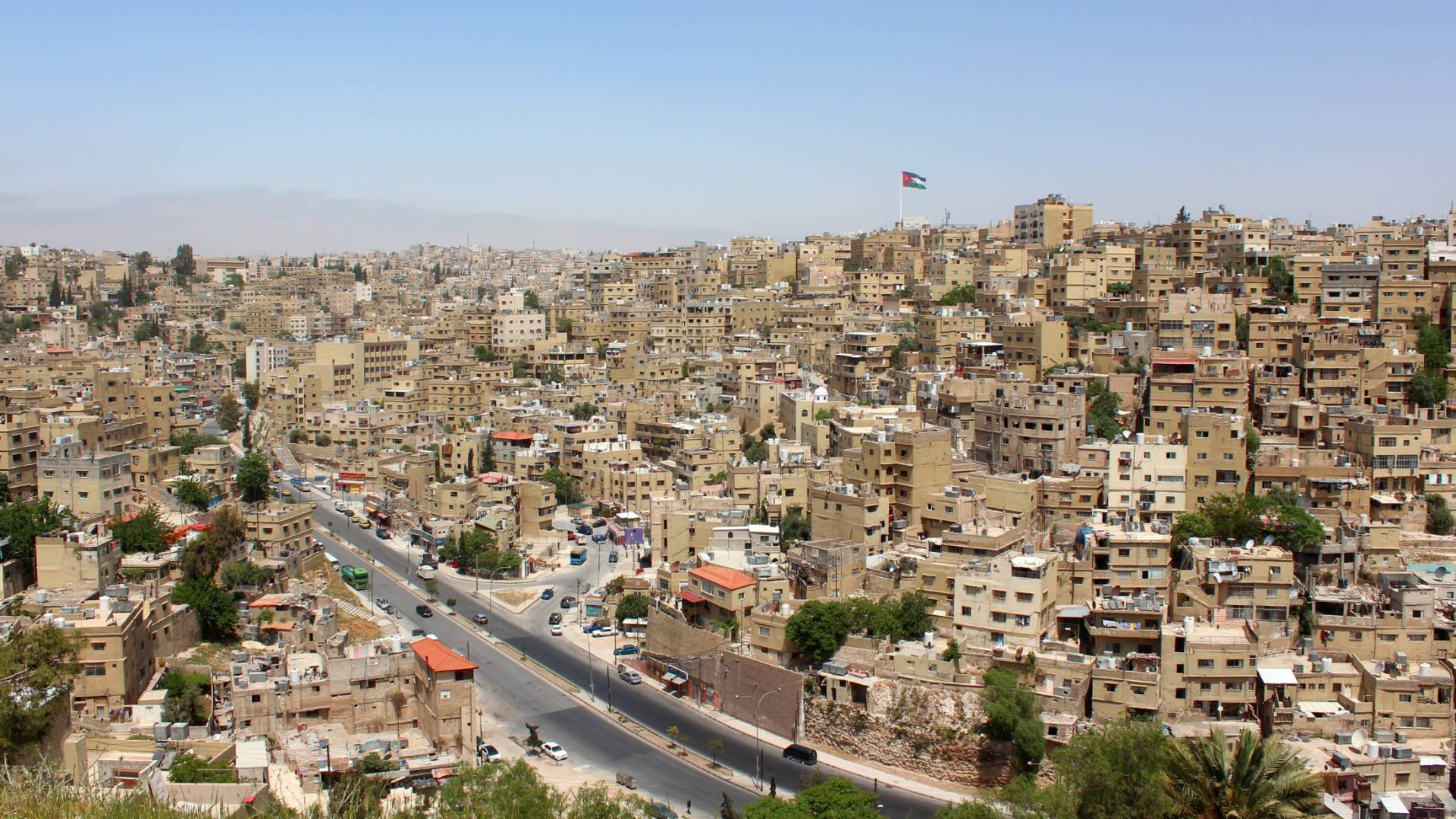 لقطة عامة للعاصمة عمان