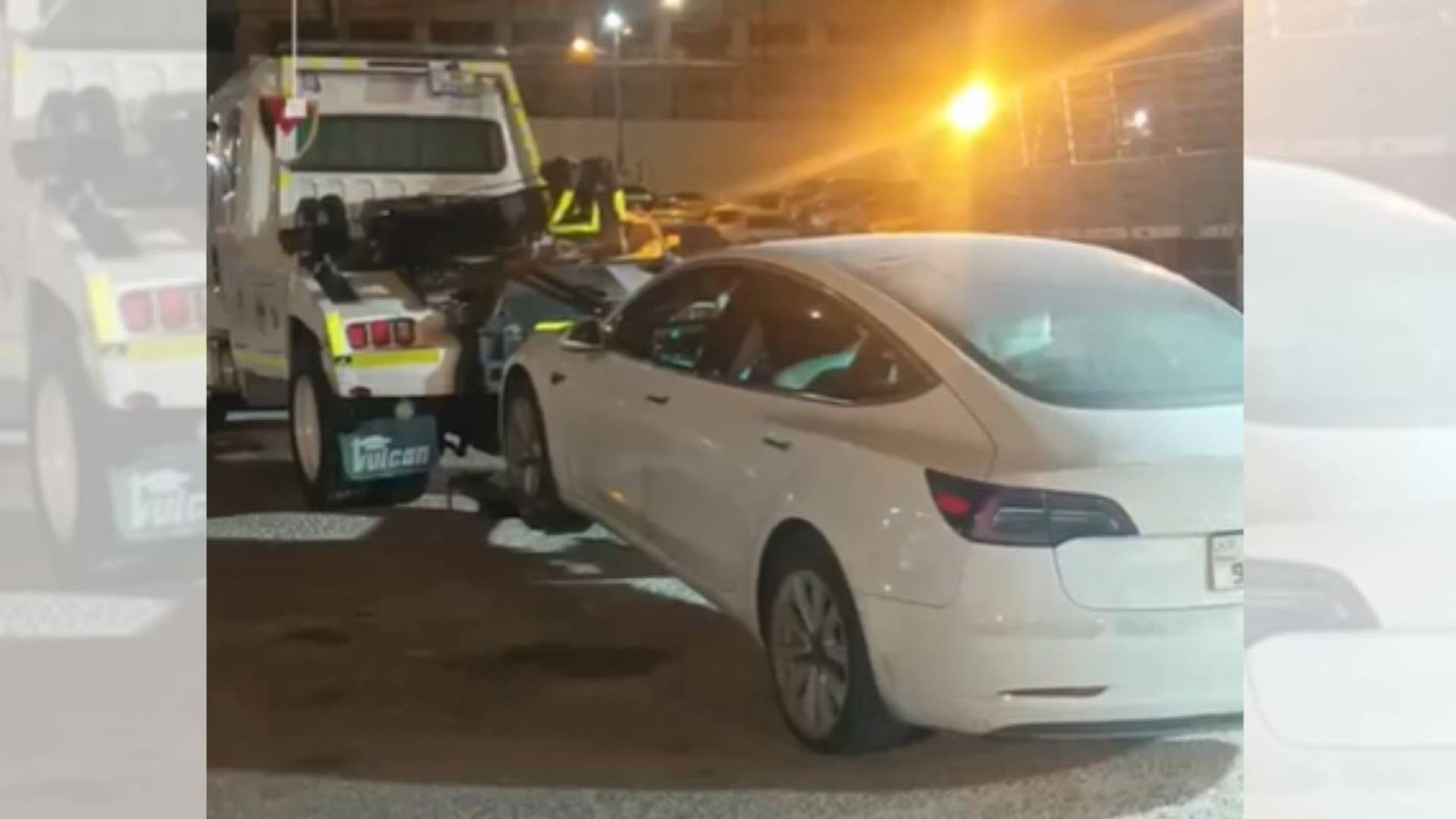 المركبة التي حجزتها إدارة السير