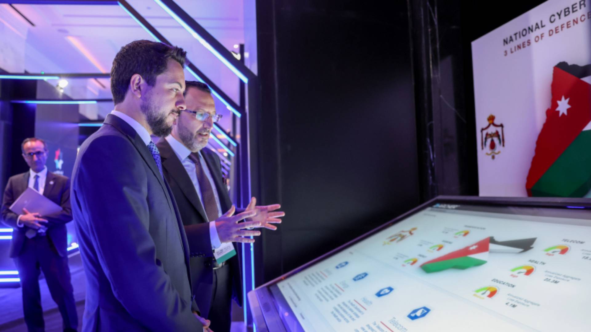 ولي العهد يرعى انطلاق قمة الأردن الثانية للأمن السيبراني