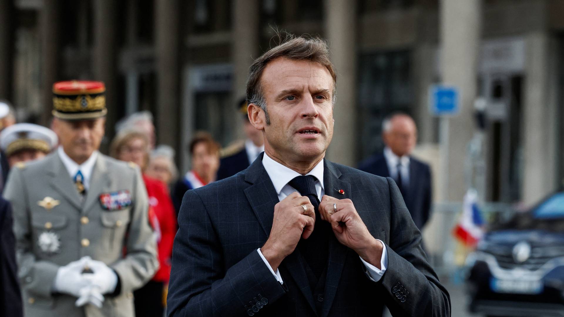 الرئيس الفرنسي إيمانويل ماكرون