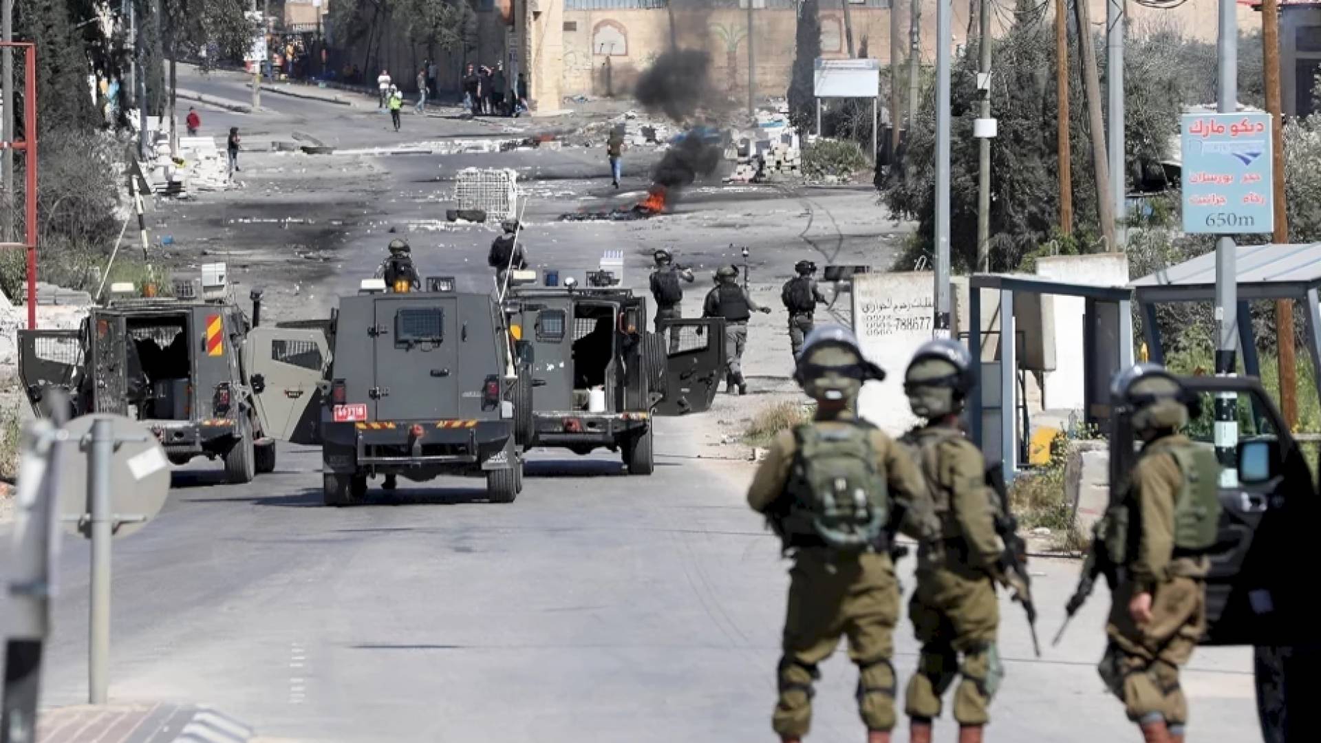 اشتباكات في الضفة الغربية