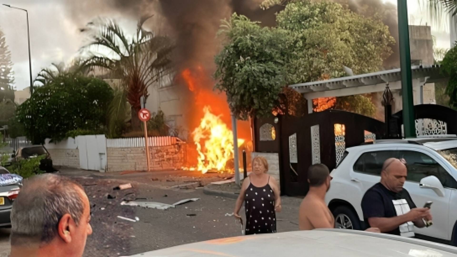 سقوط صاروخ أطلقه حزي الله على مستوطنات شمال فلسطين المحتلة