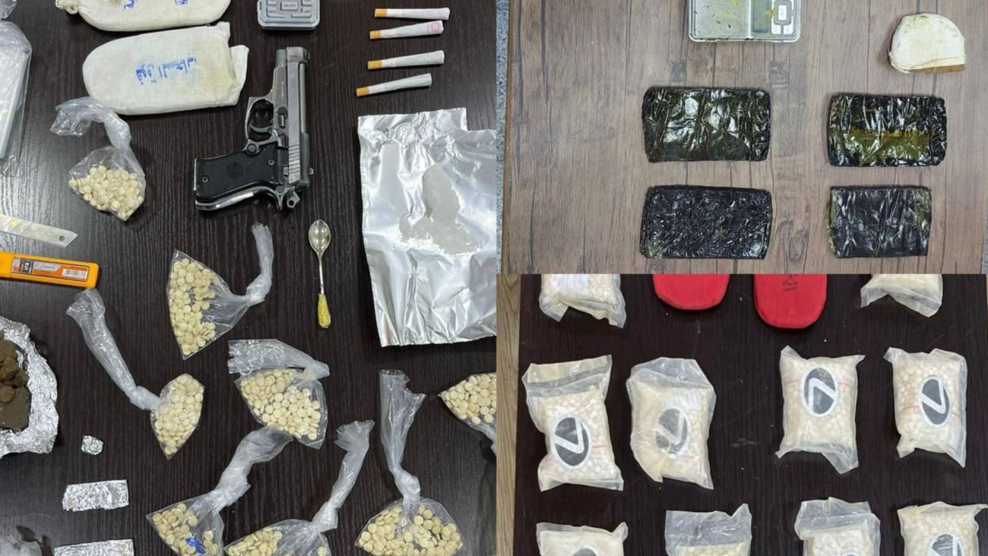 المواد المخدرة التي ضبطتها مكافحة المخدرات