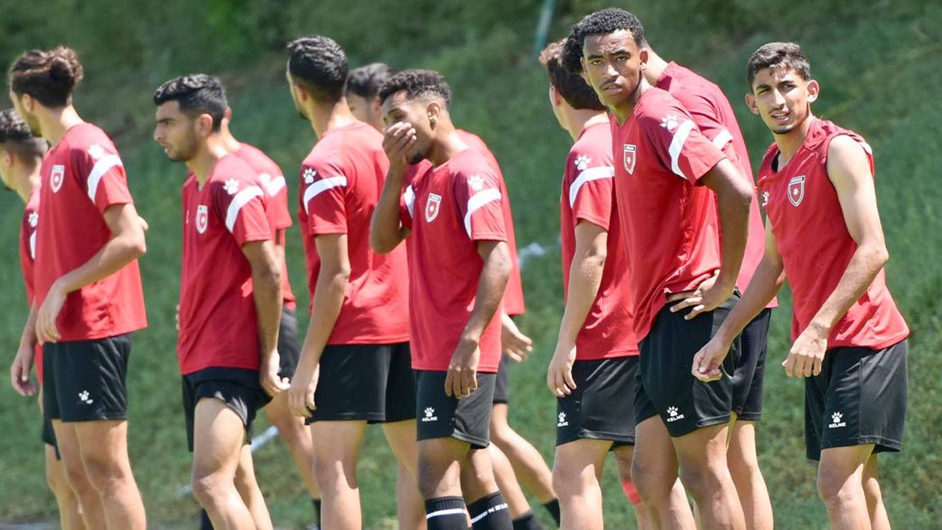 من تدريبات المنتخب الوطني للشباب ت20 سنة قبل بداية التصفيات الآسيوية