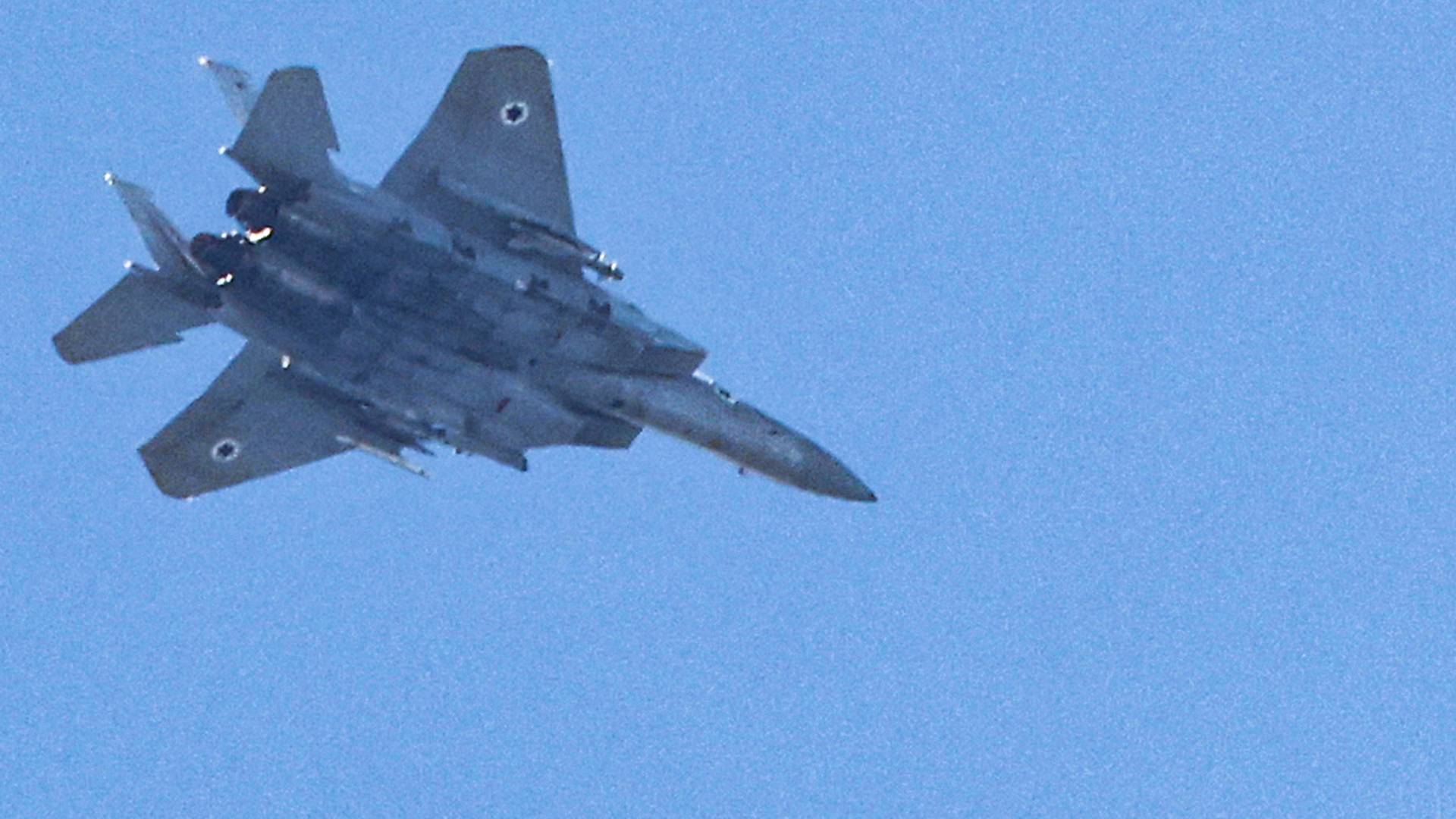 طائرة حربية للاحتلال الإسرائيلي