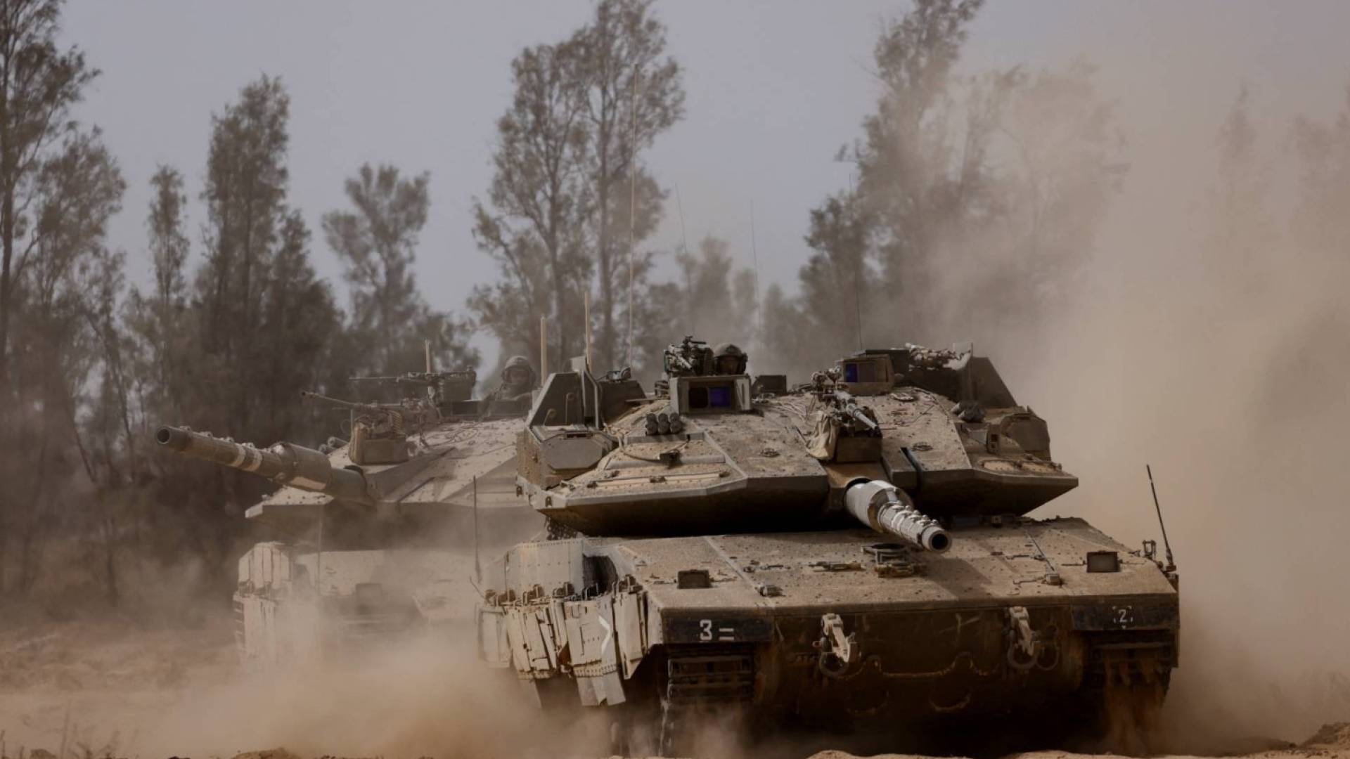 دبابة لجيش الاحتلال الإسرائيلي