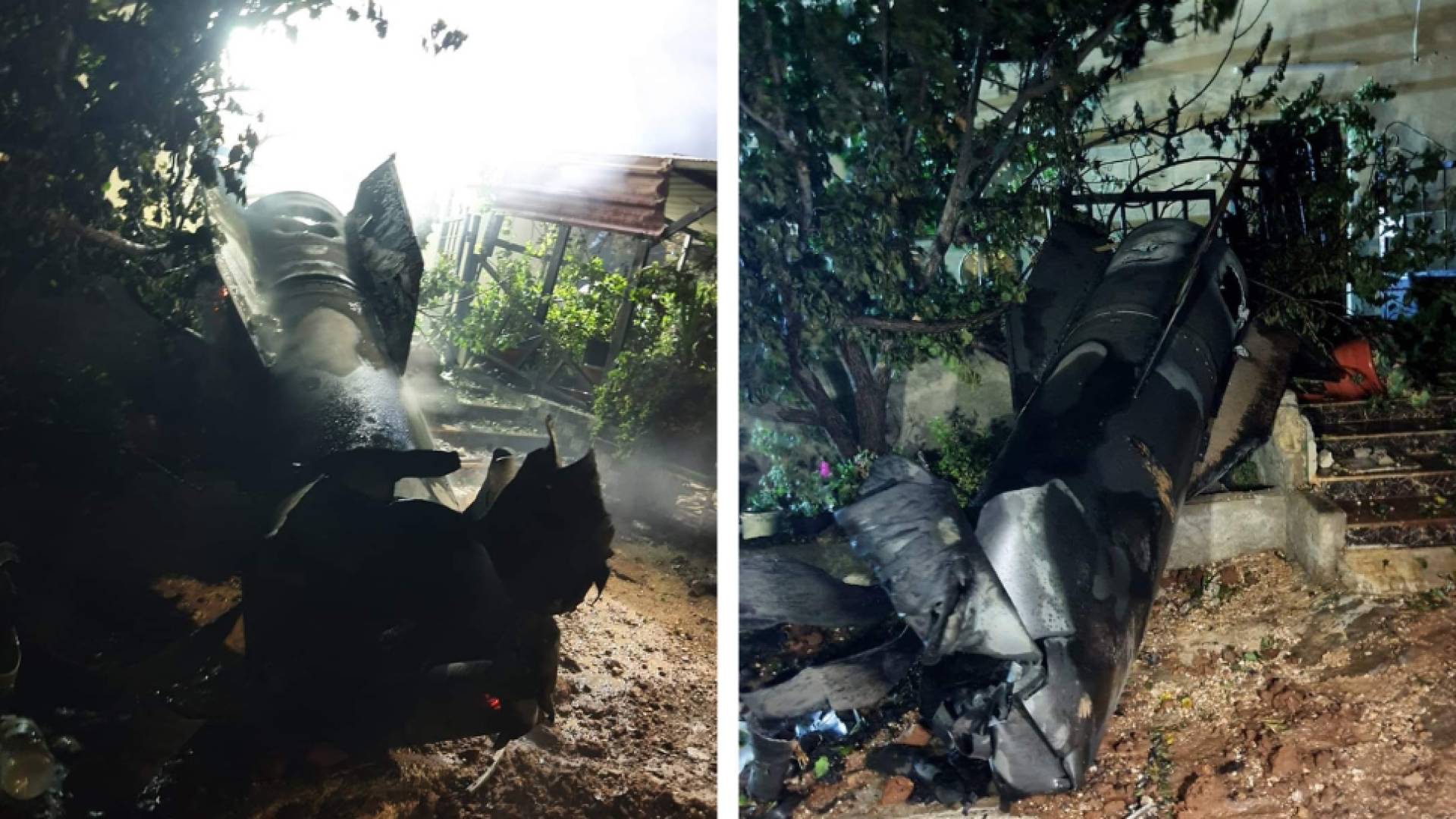 بالفيديو.. الأجهزة الأمنية تتعامل مع شظايا صواريخ سقطت في الأردن