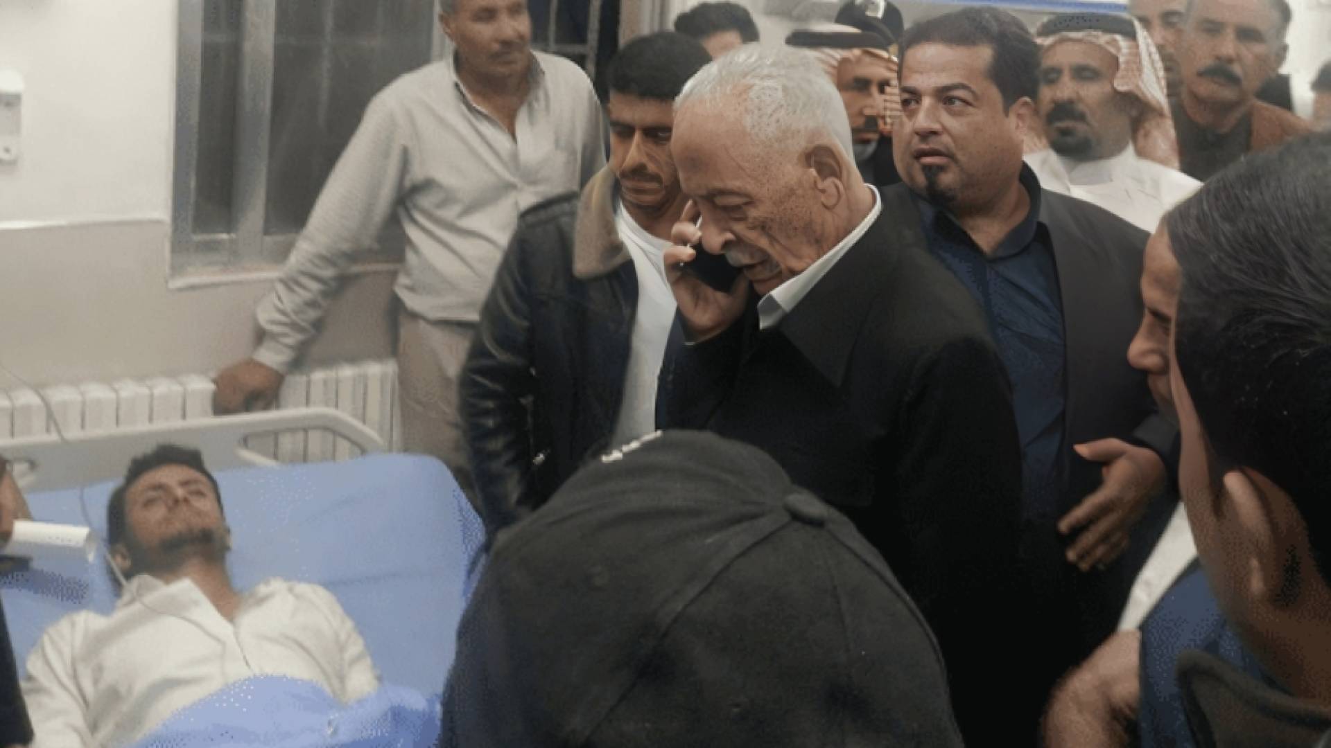 العيسوي يطمئن على صحة مصابين بشظايا صواريخ