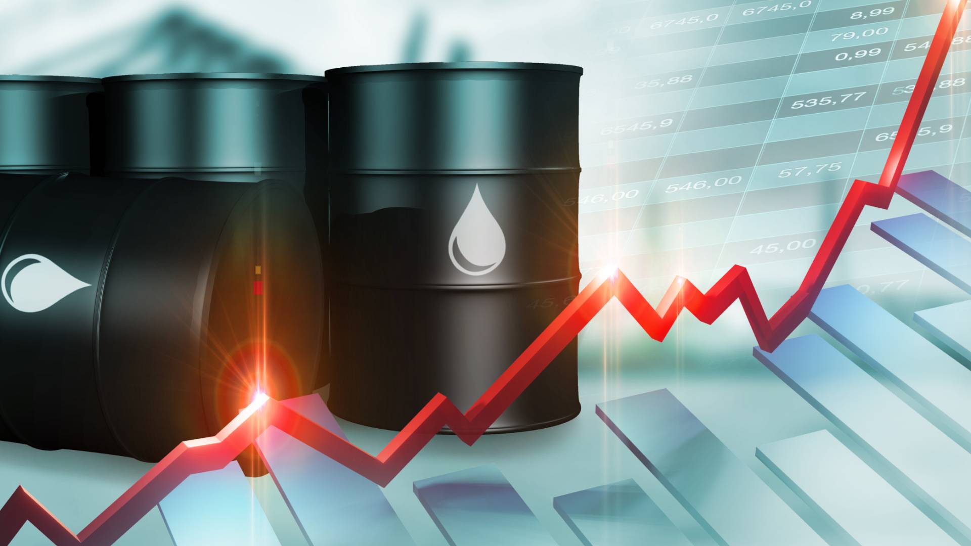 صورة تعبر عن ارتفاع أسعار النفط
