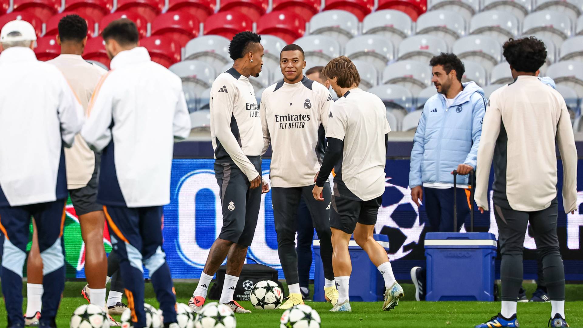 تدريبات فريق ريال مدريد قبل خوض مواجهة ليل الفرنسي