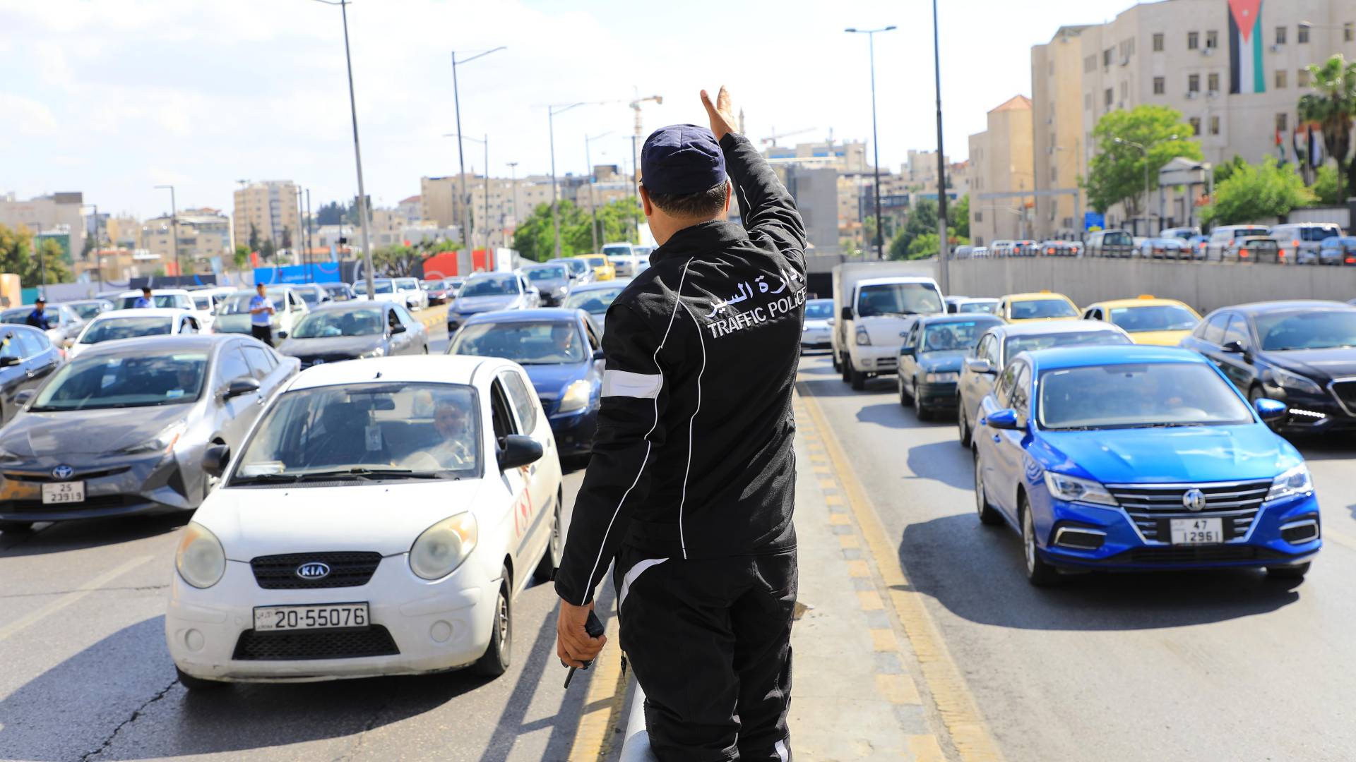 شرطي سير في العاصمة عمان
