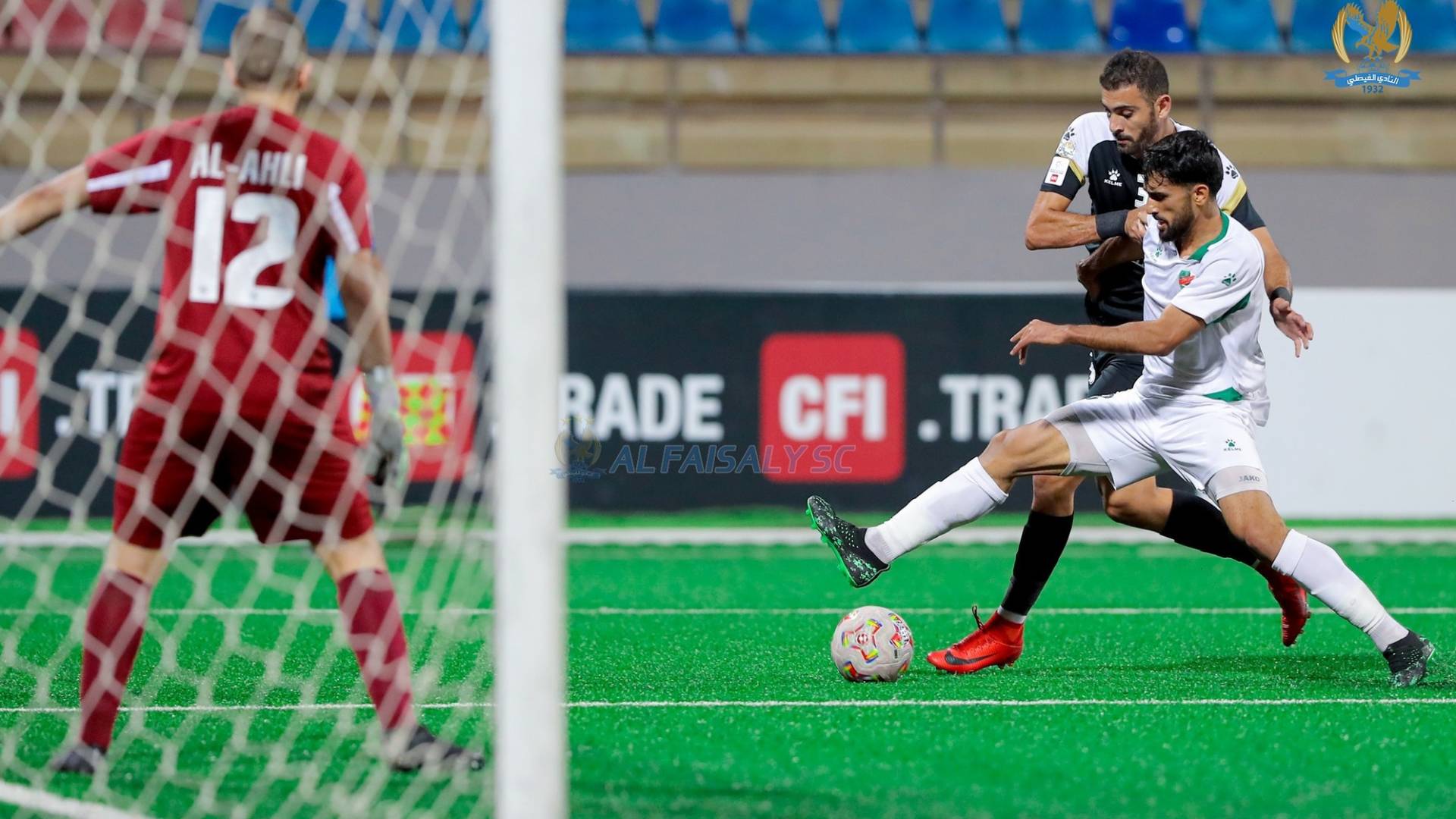 من مباراة الفيصلي والأهلي في الجولة الثالثة من درع الاتحاد