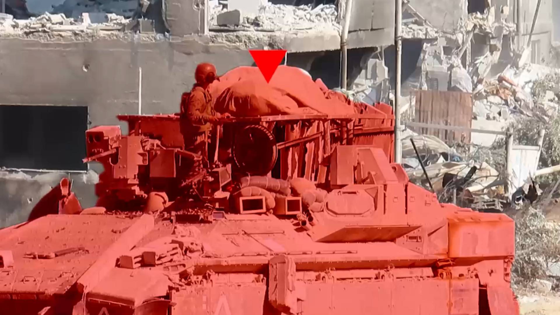 استهداف دبابة لجيش الاحتلال في غزة