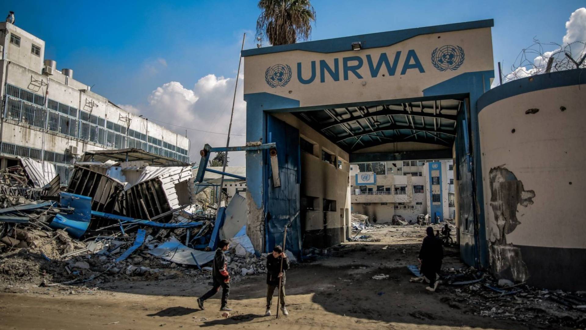 استهداف مدرسة للأونروا في غزة