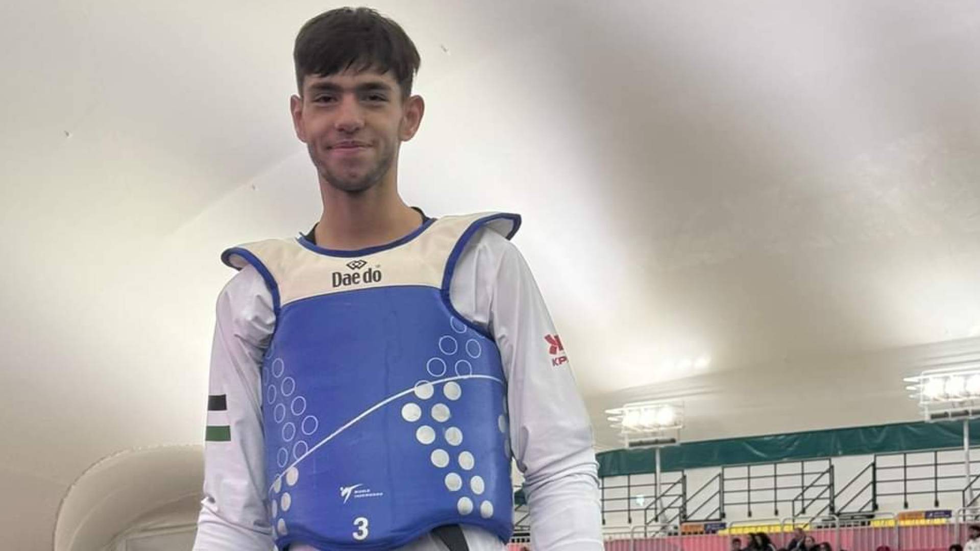 لاعب المنتخب الوطني للناشئين في التايكواندو محمود يوسف