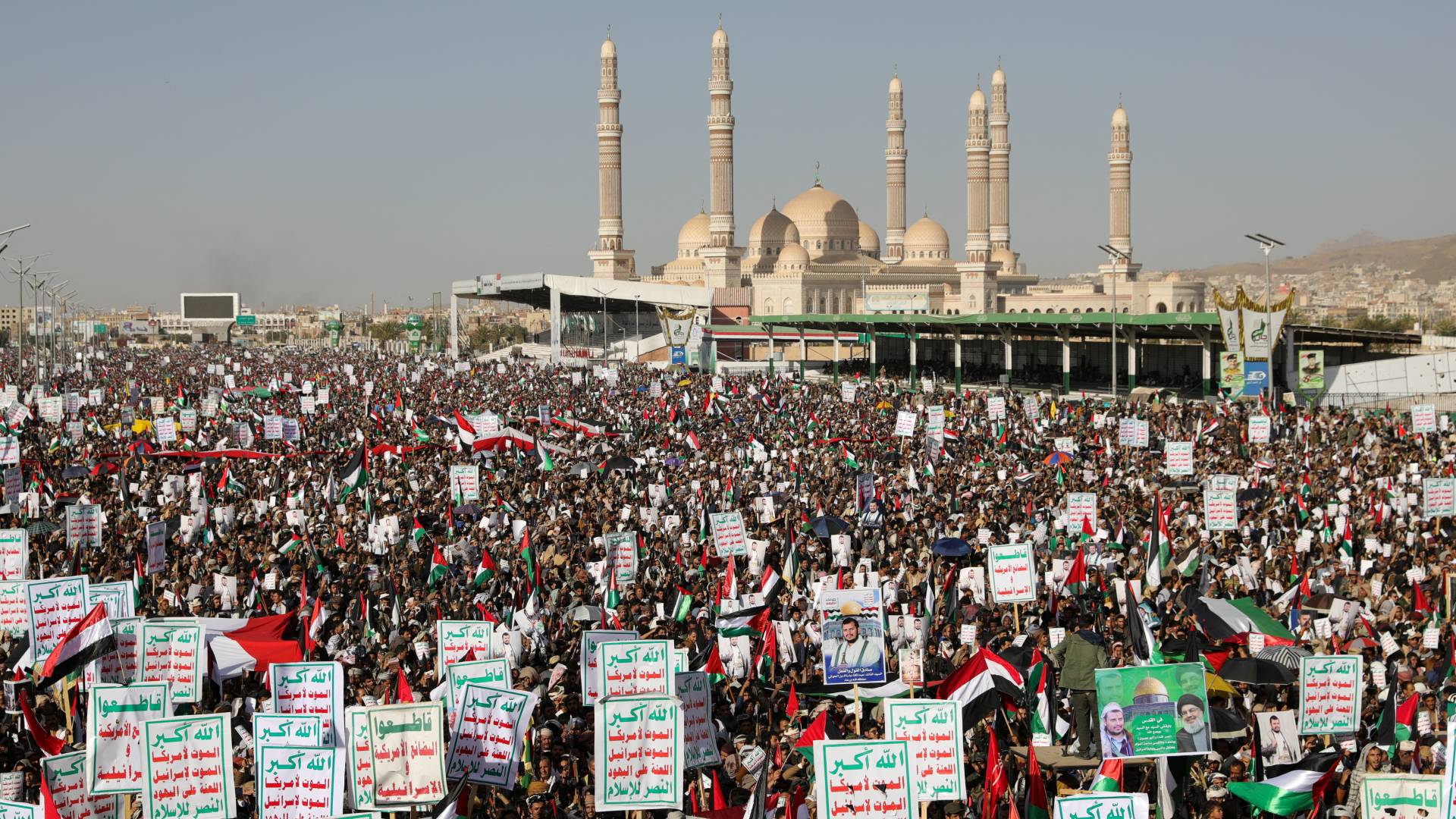 مسيرات في اليمن دعما لغزة - أرشيفية