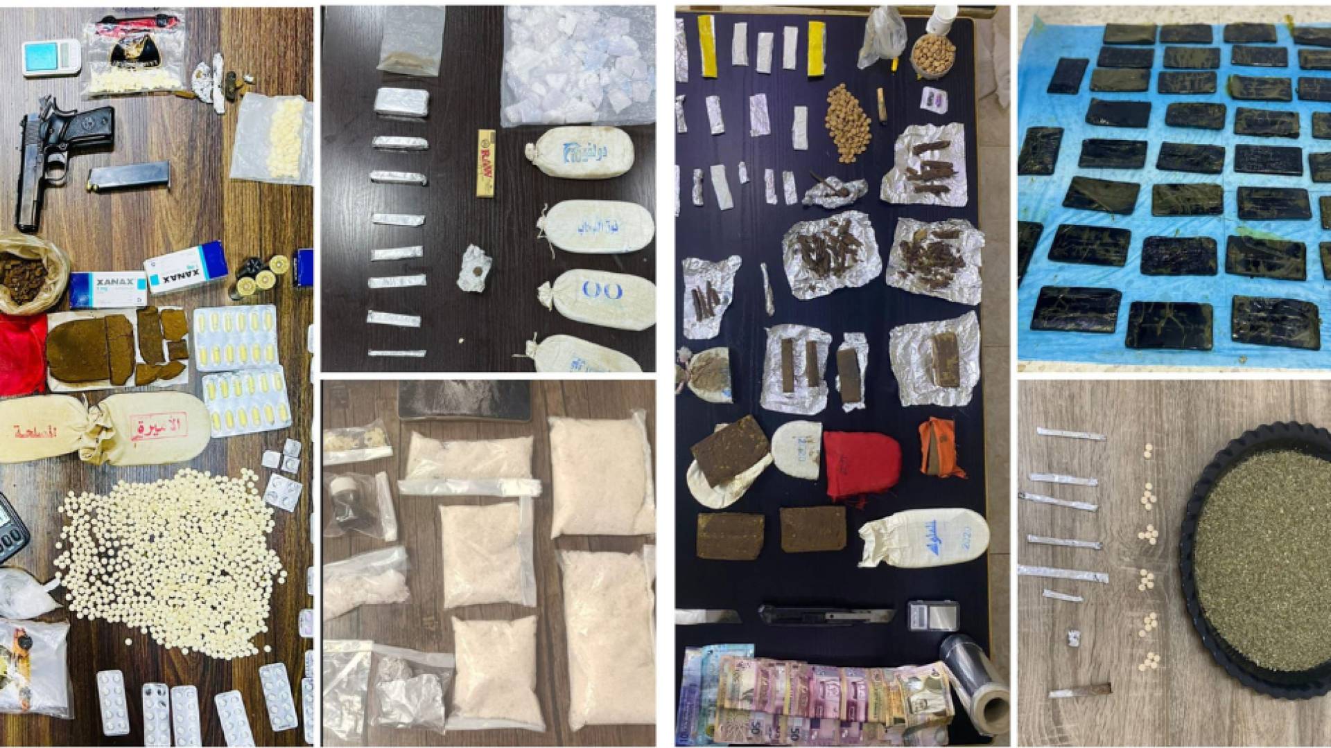 الأمن العام: القبض على 14 تاجرا ومروجا للمخدرات بالأردن