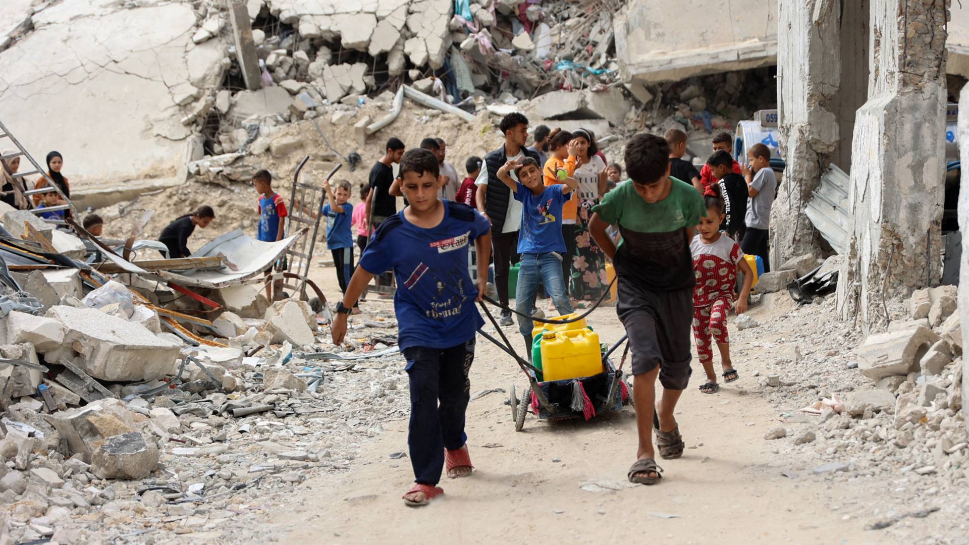 أطفال من قطاع غزة