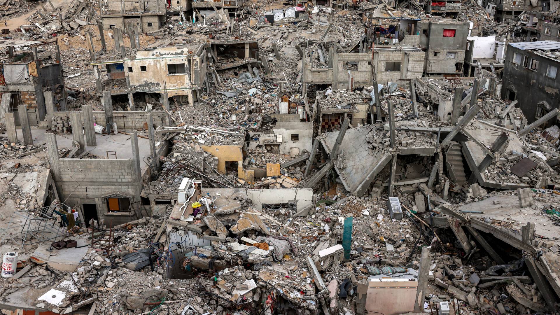 دمار في قطاع غزة نتيجة عدوان الاحتلال