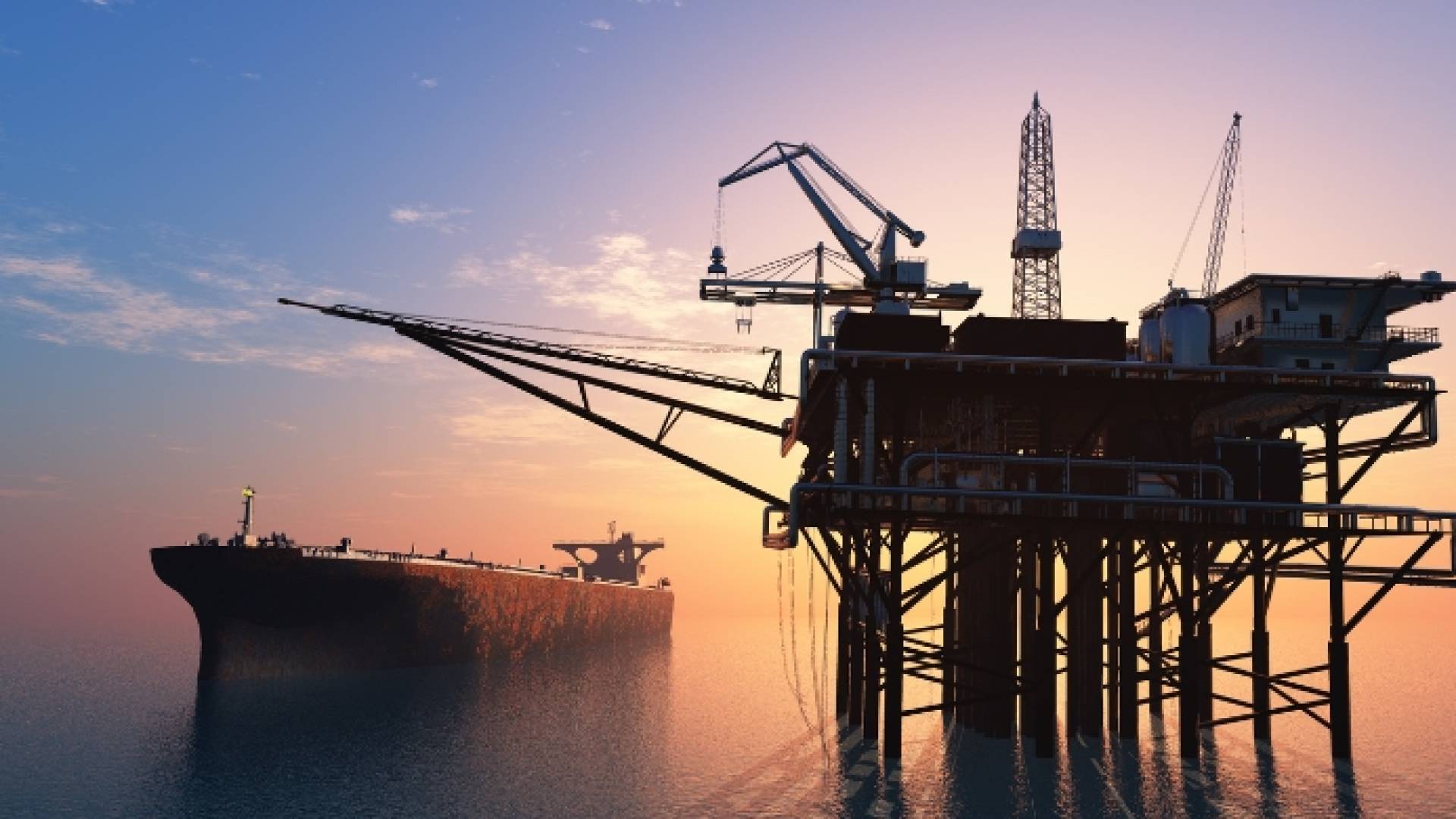 صورة تعبر عن استخراج النفط