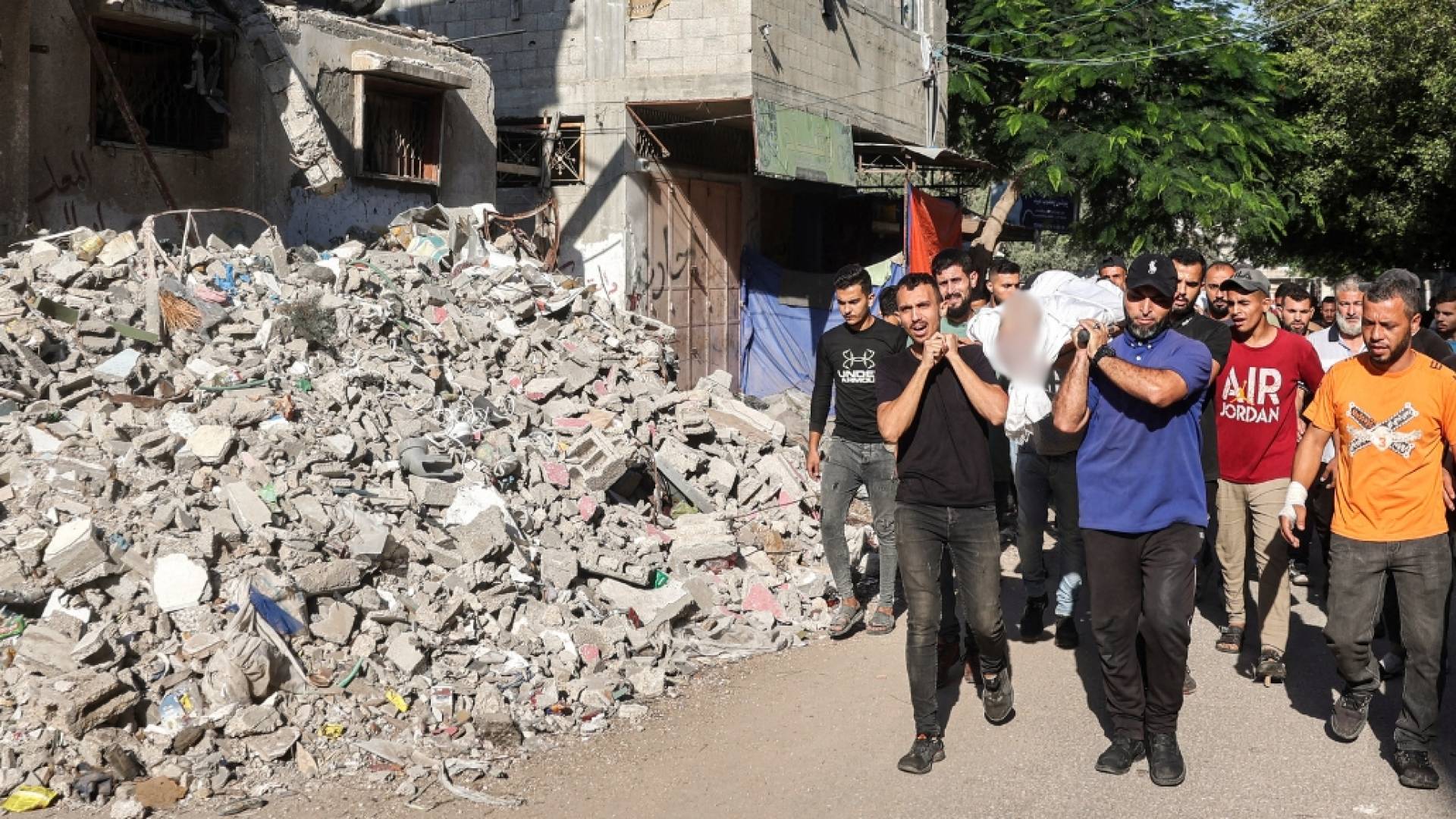 تشييع جثمان في غزة